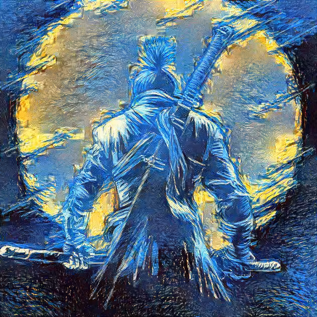 Bored Starry Night Samurai Club: Samurai #28