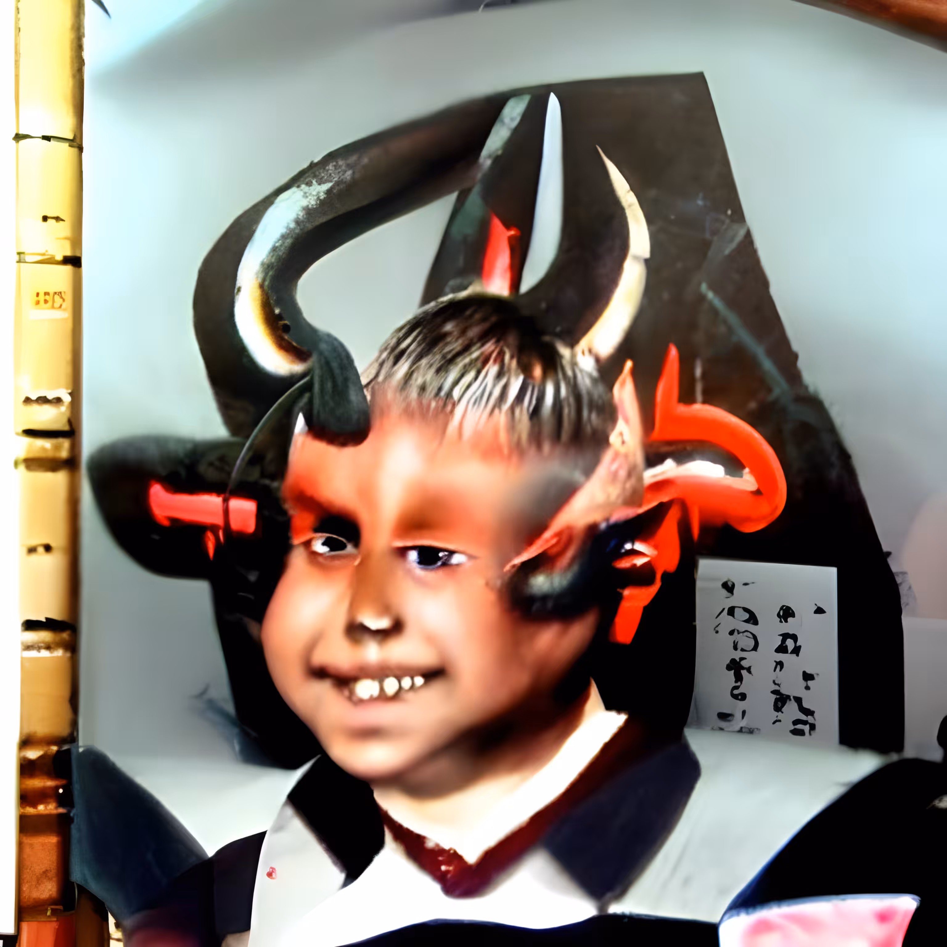 School Photo - Satan Age 6