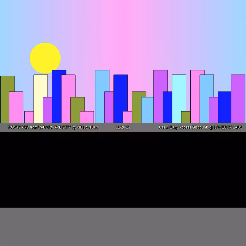 Vaporwave CITY: "Seek the Black Sun" #9