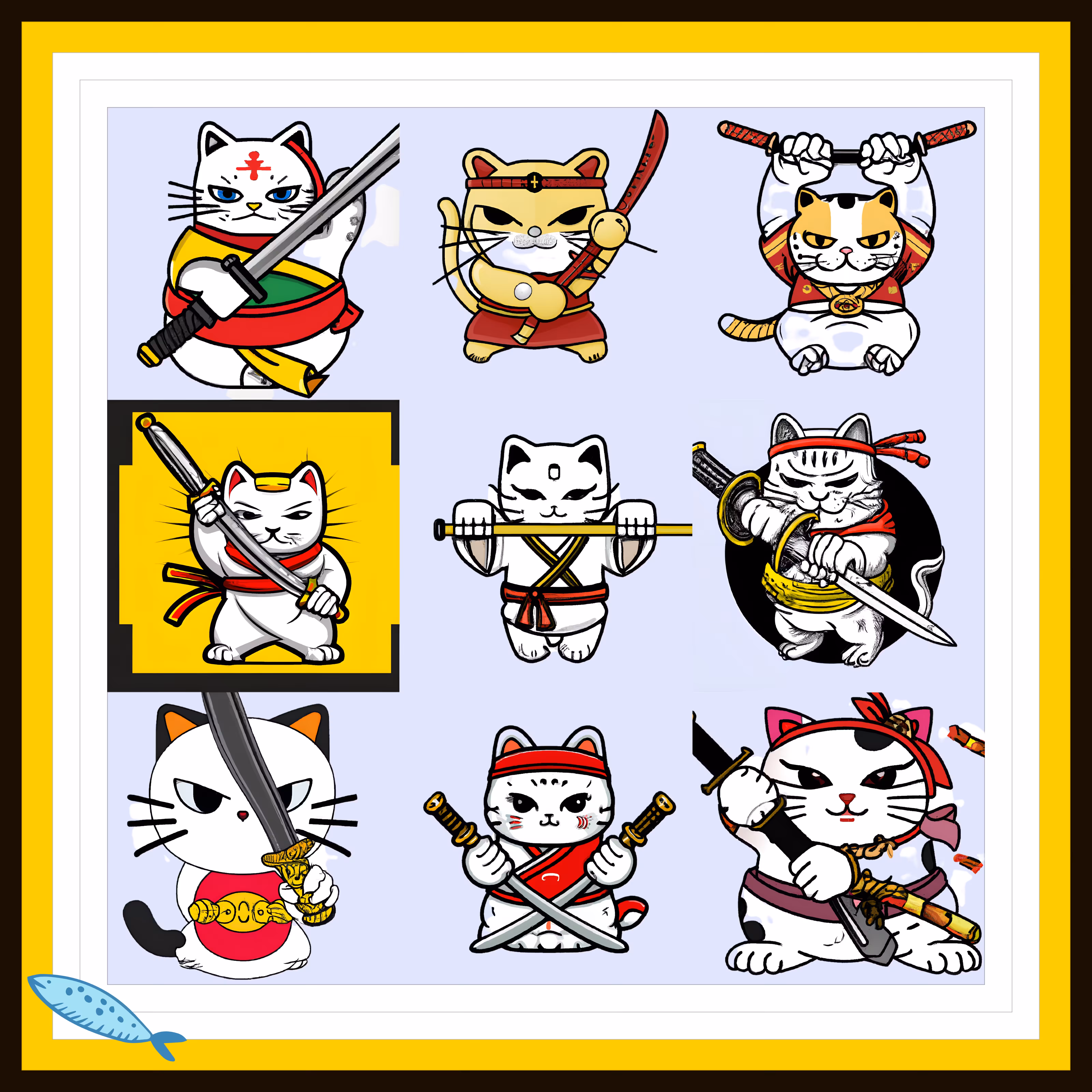 まねきねこは刀を使う Maneki Neko uses a Katana Sword