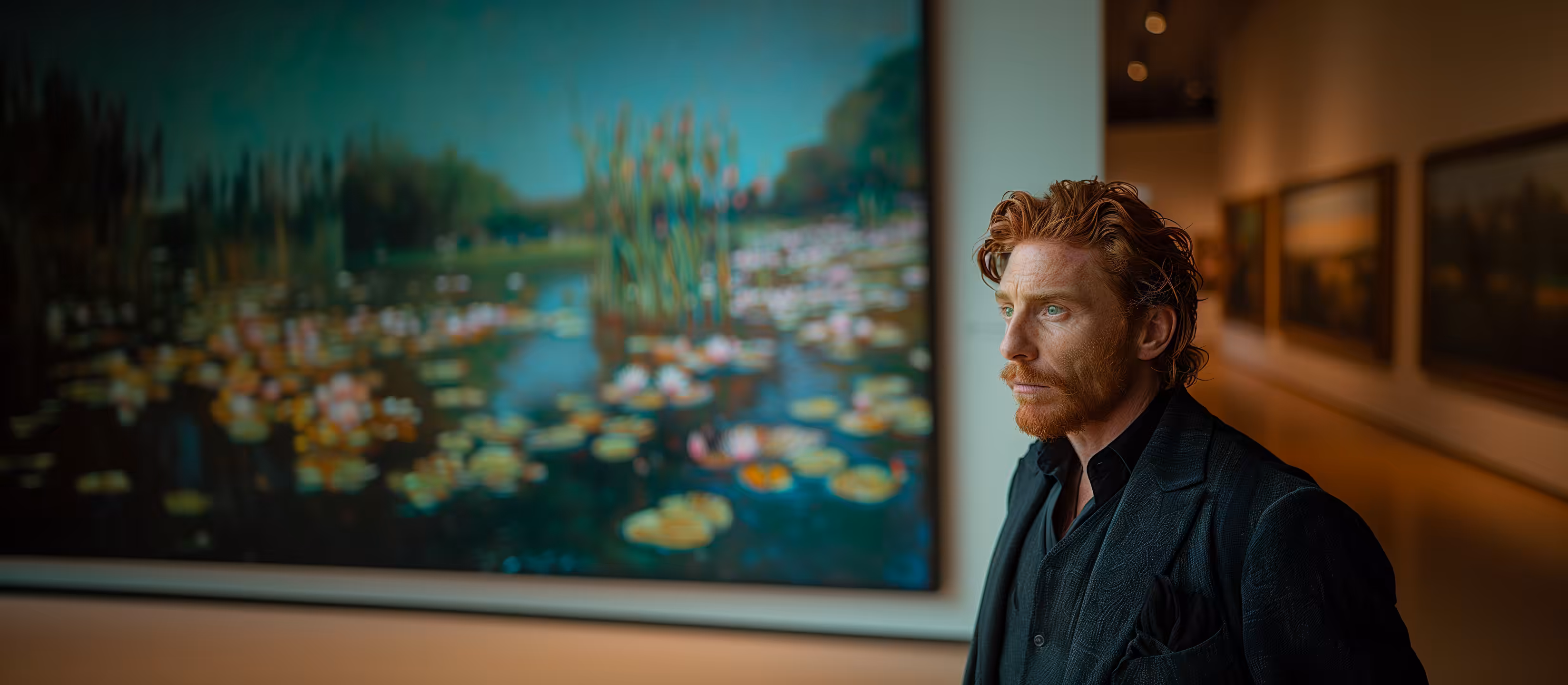  Vincent bekijkt Claude Monet