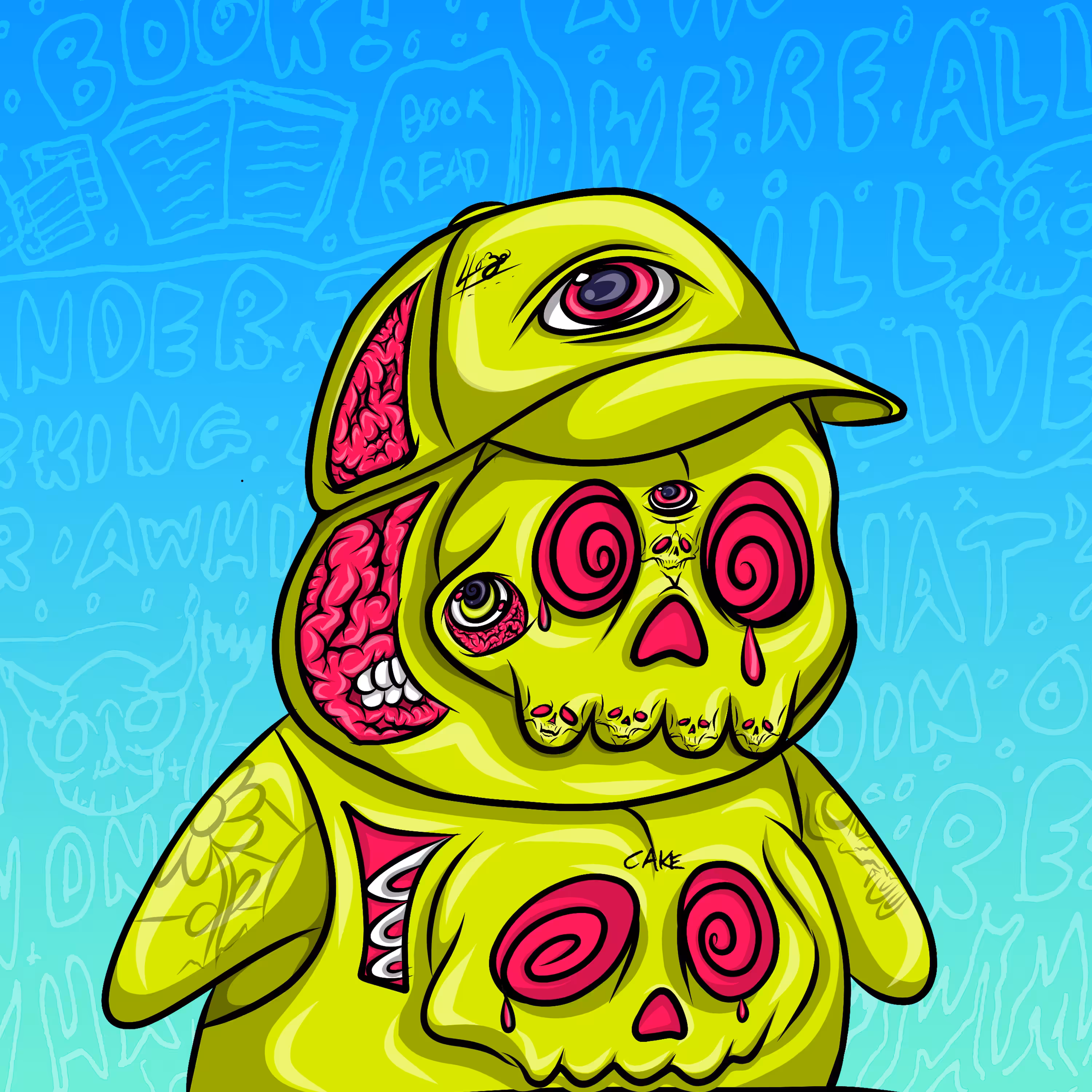 Cake'd Sappy Seal (Raspberry Lime 1/11 edition)