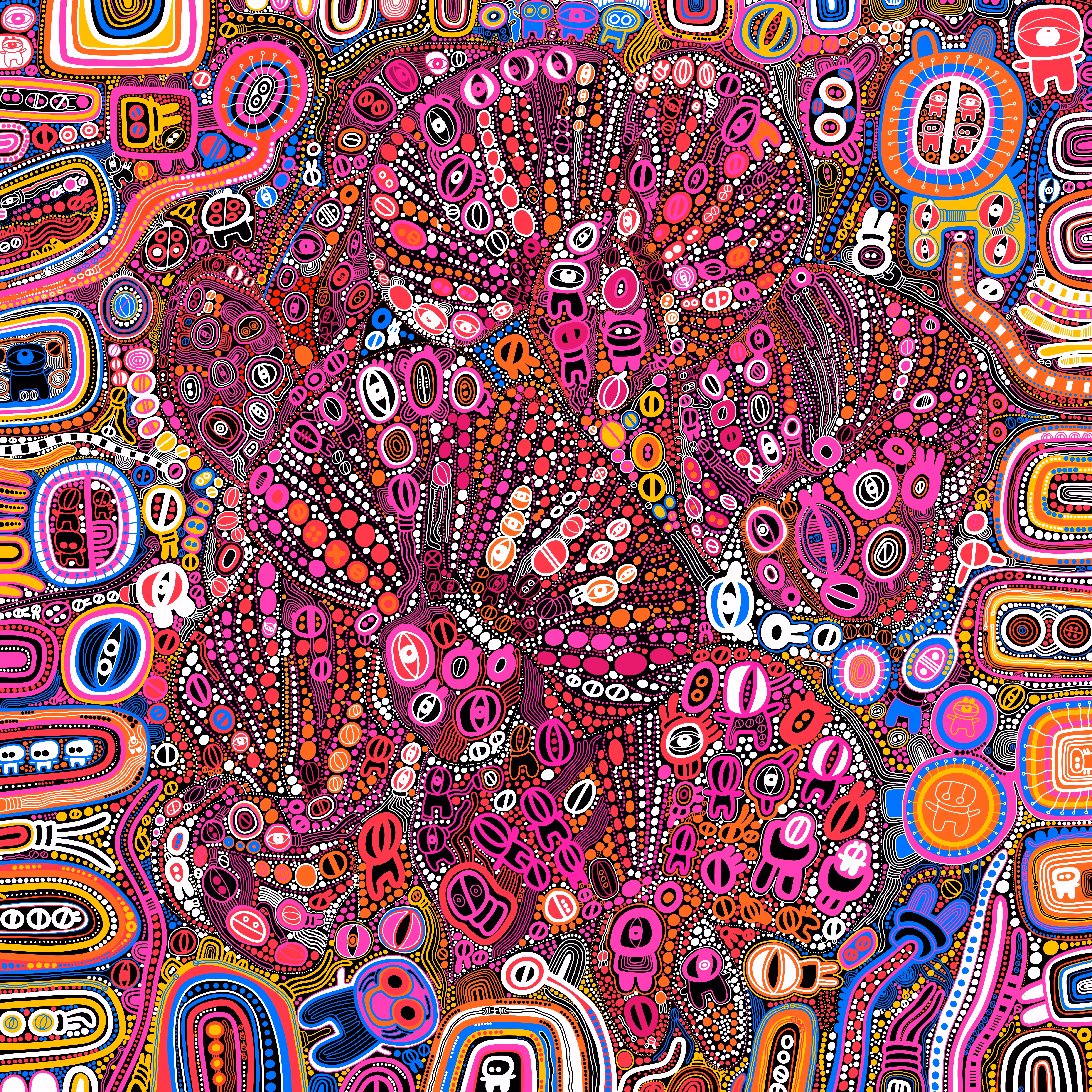 FLORAL MEGA DOODLE #1