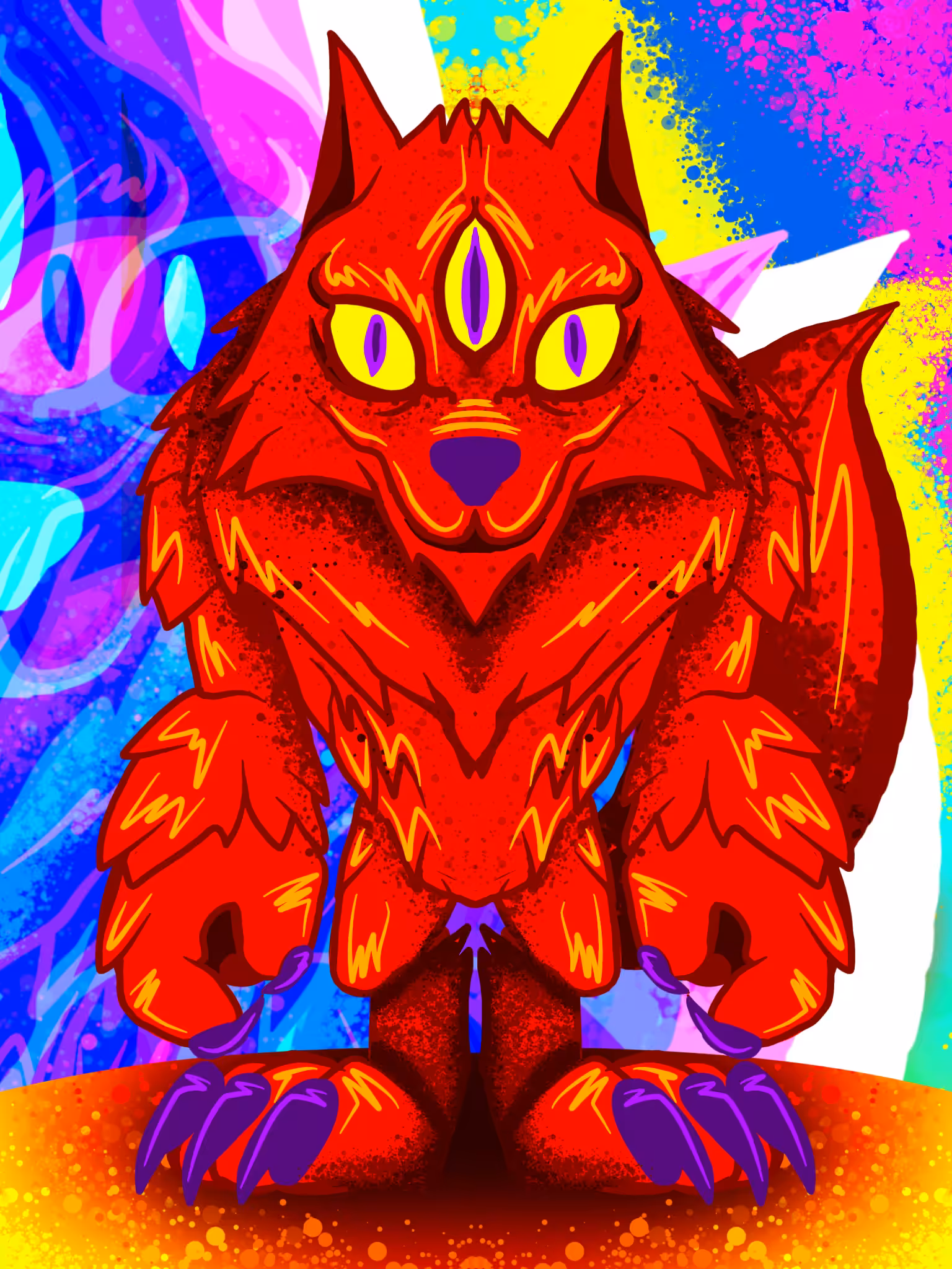 SOFUBITEZ #8 "RED WOLF"