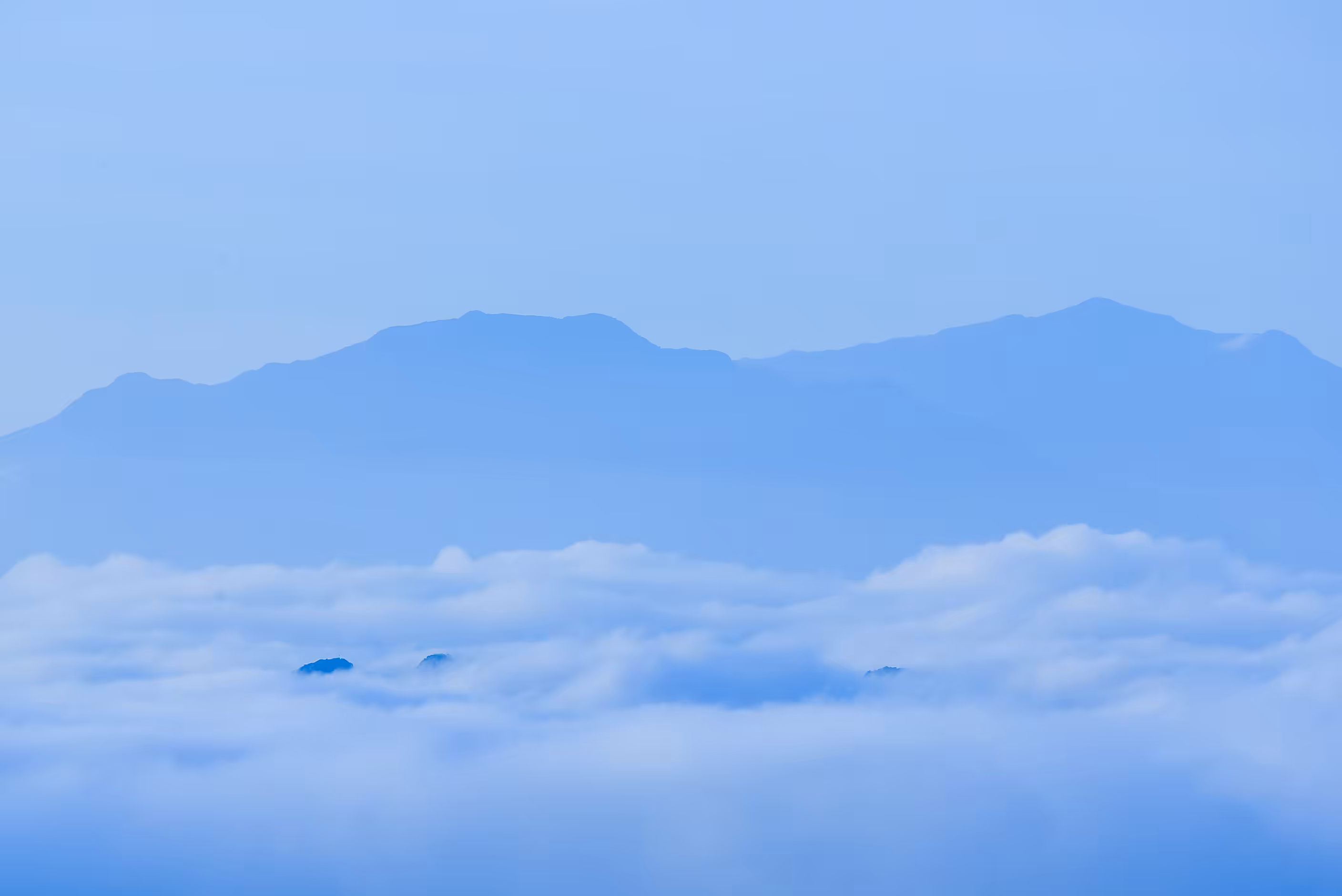 The Clouds in Blue