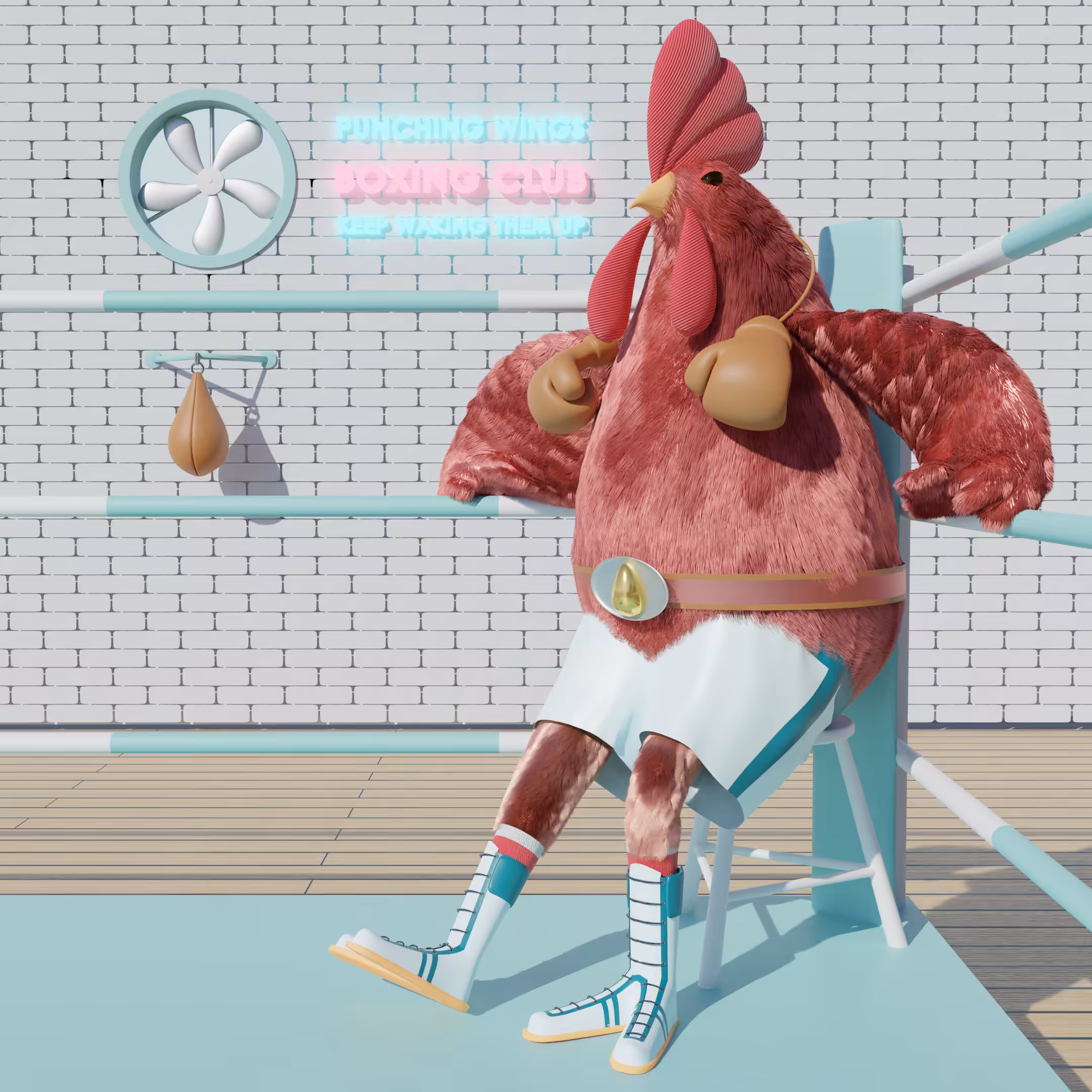 Boxer rooster