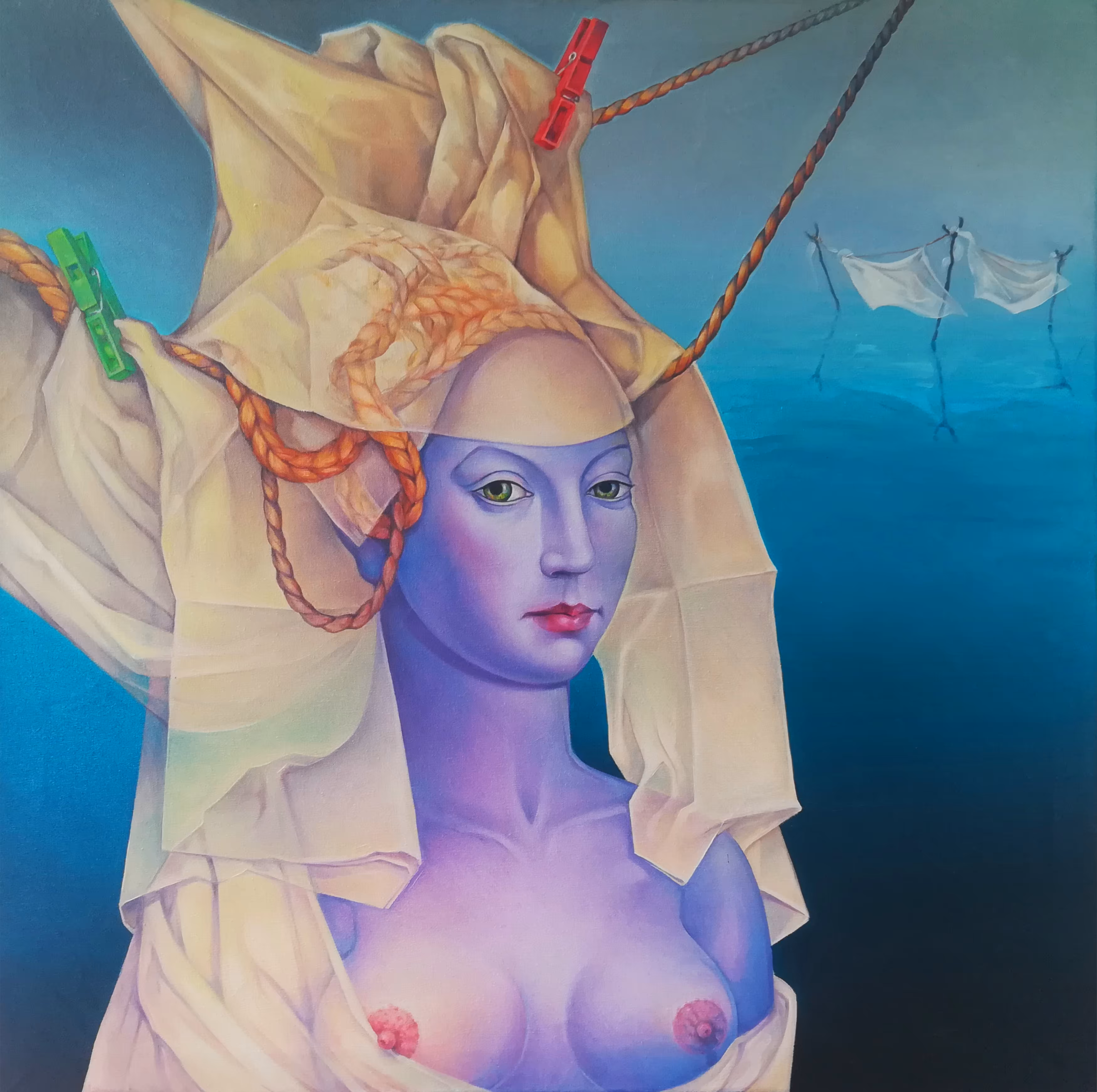 Portrait of hydro-melancholy: the woman