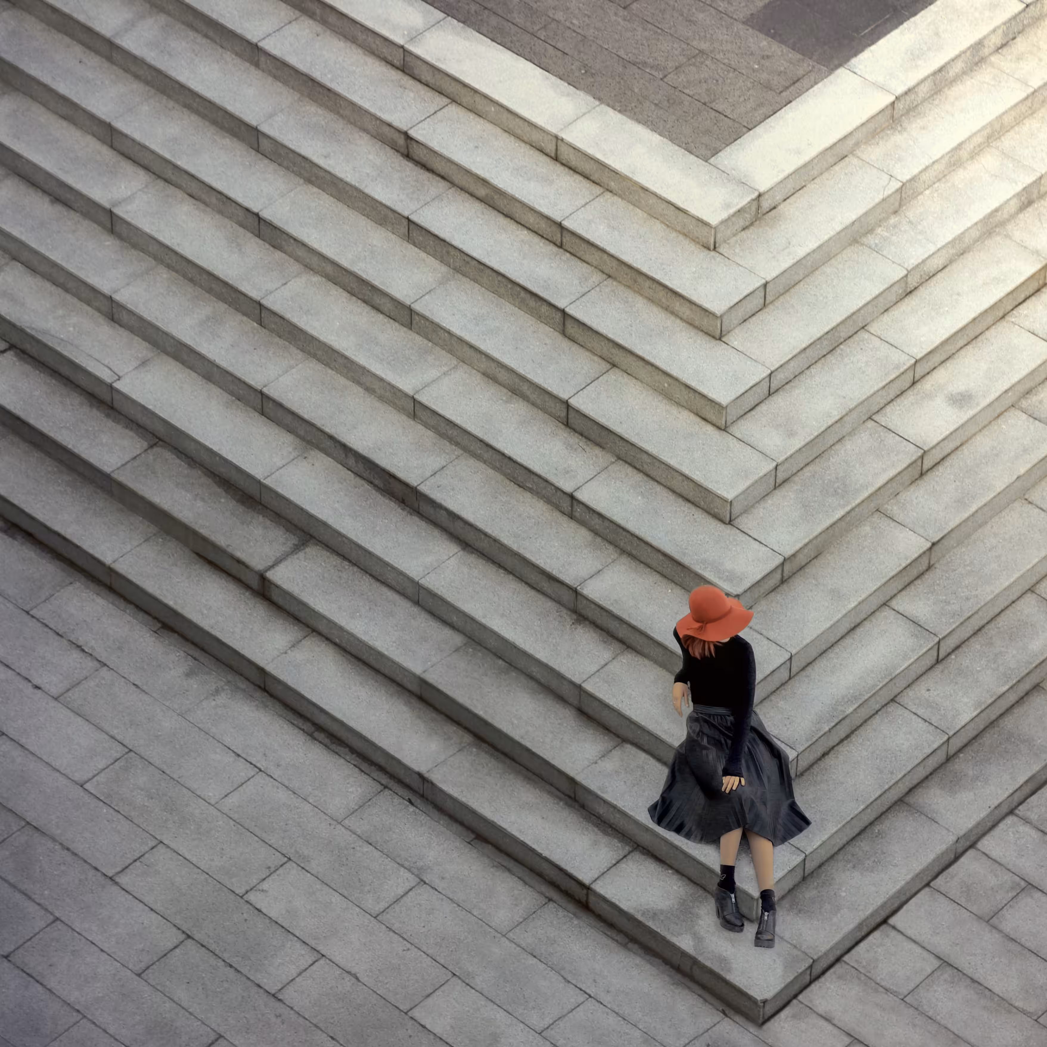 Minimalist photography of urban architecture
