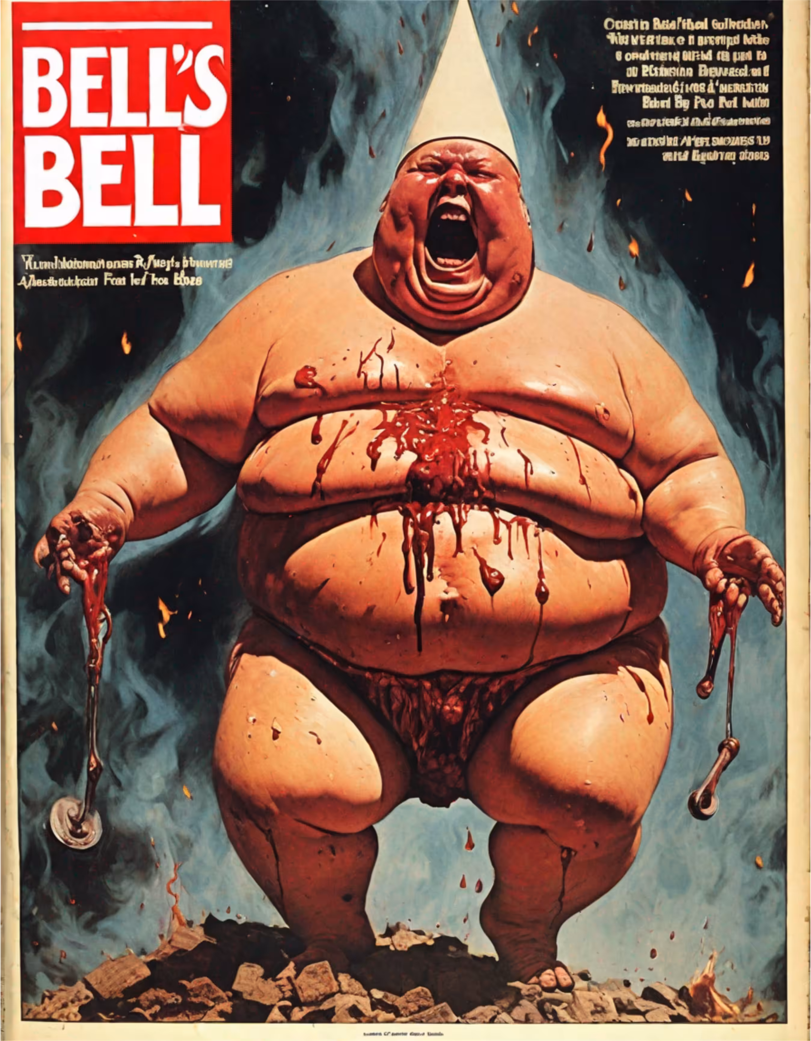 BELL’S MAGAZINE COVER / POST BUFFET CRASH