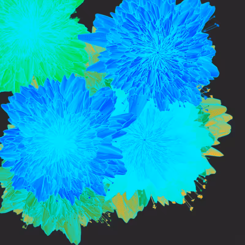 Bouquet of digital flowers #5
