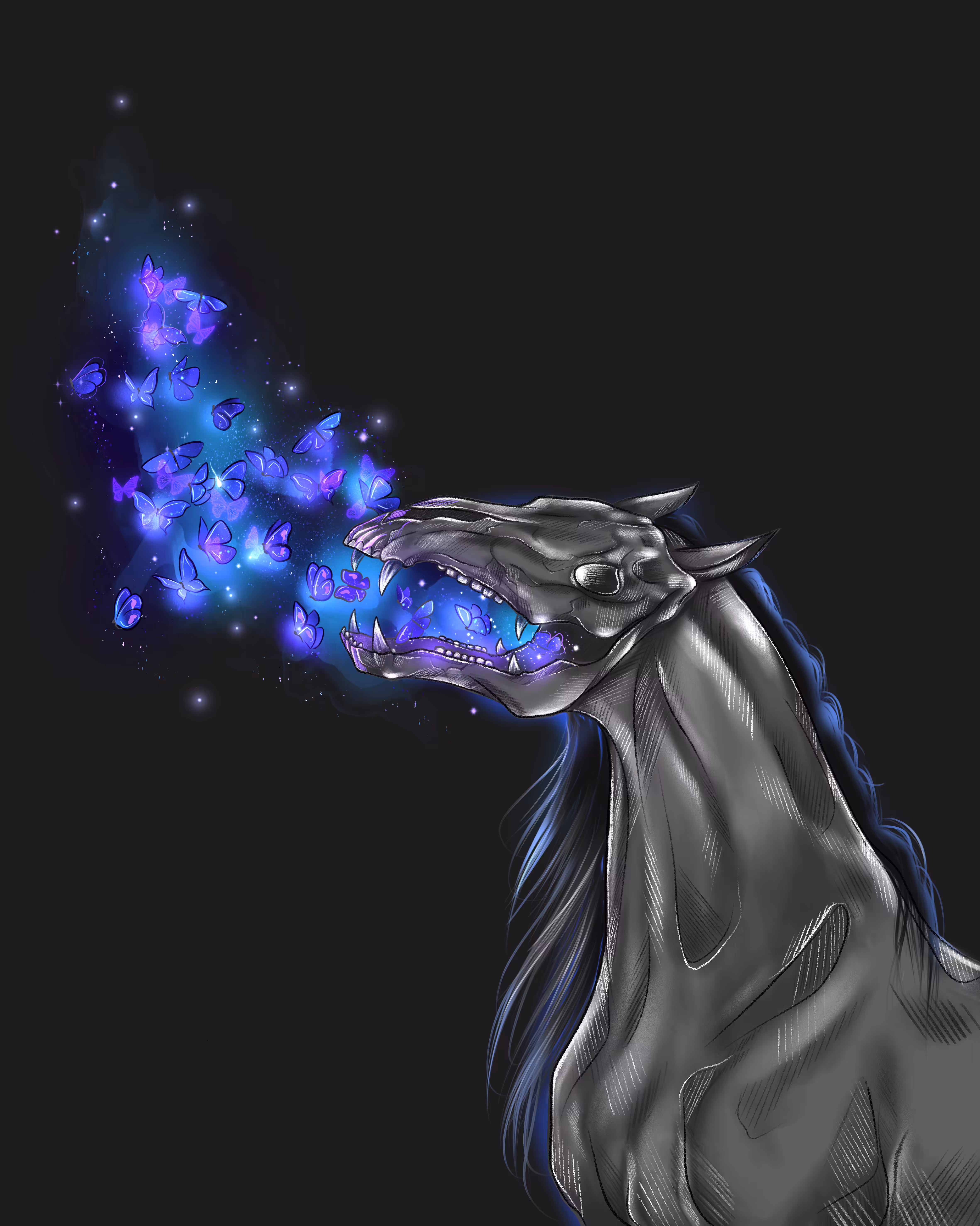  Sketch horse