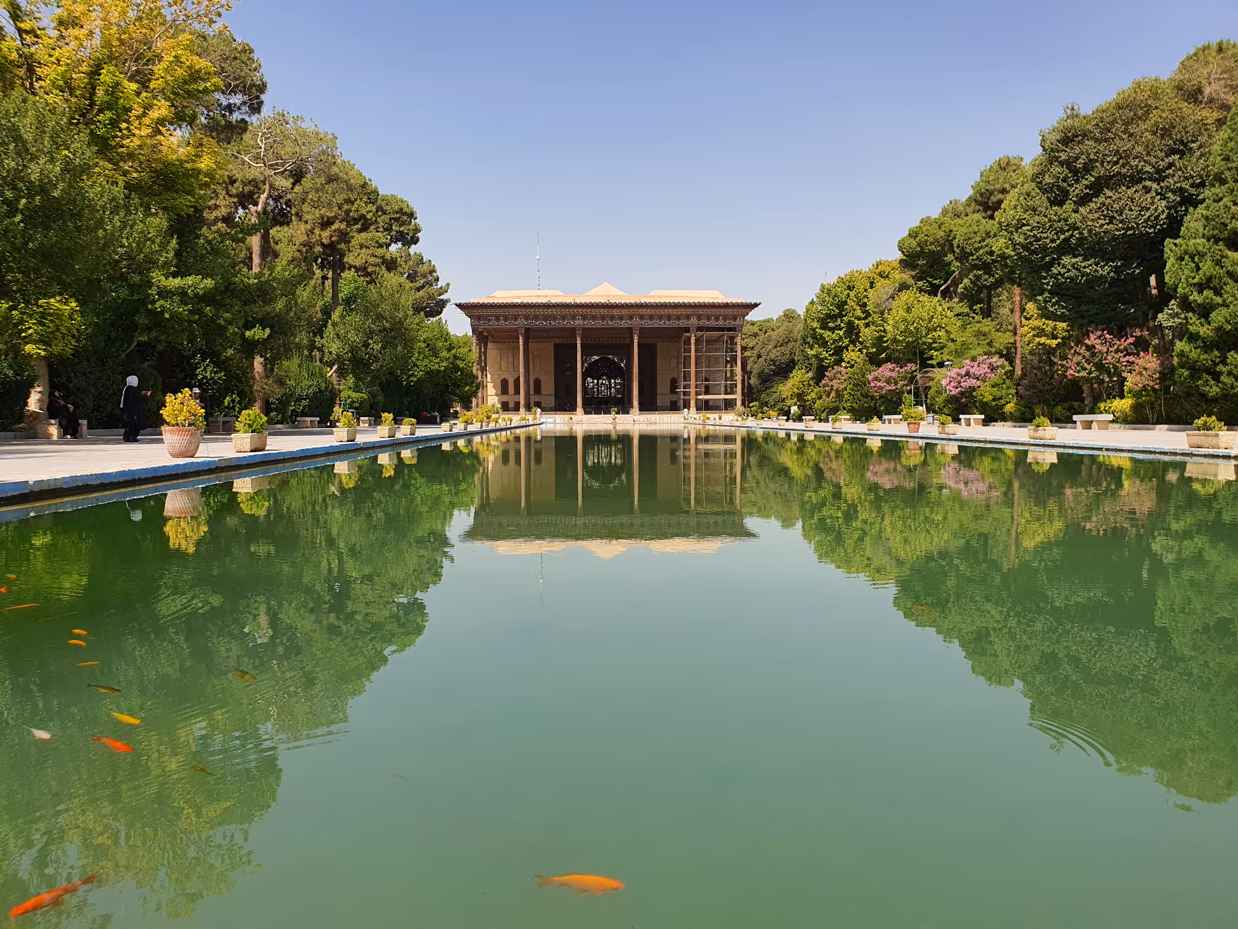 The Chehel Sotoun Palace in Isfahan