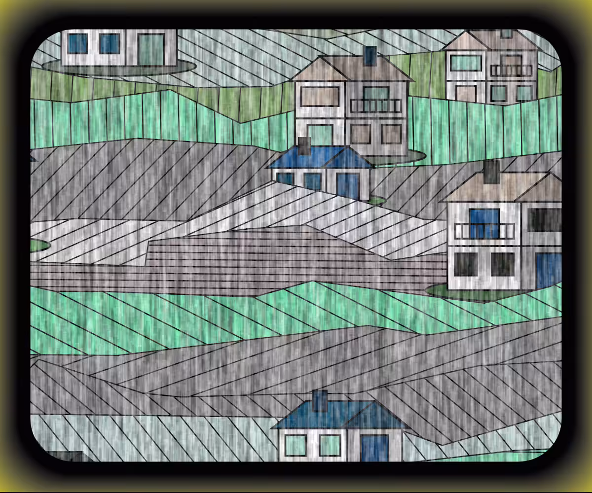 Rainy village