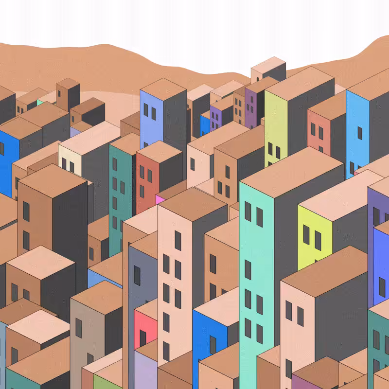 Coloured City #83
