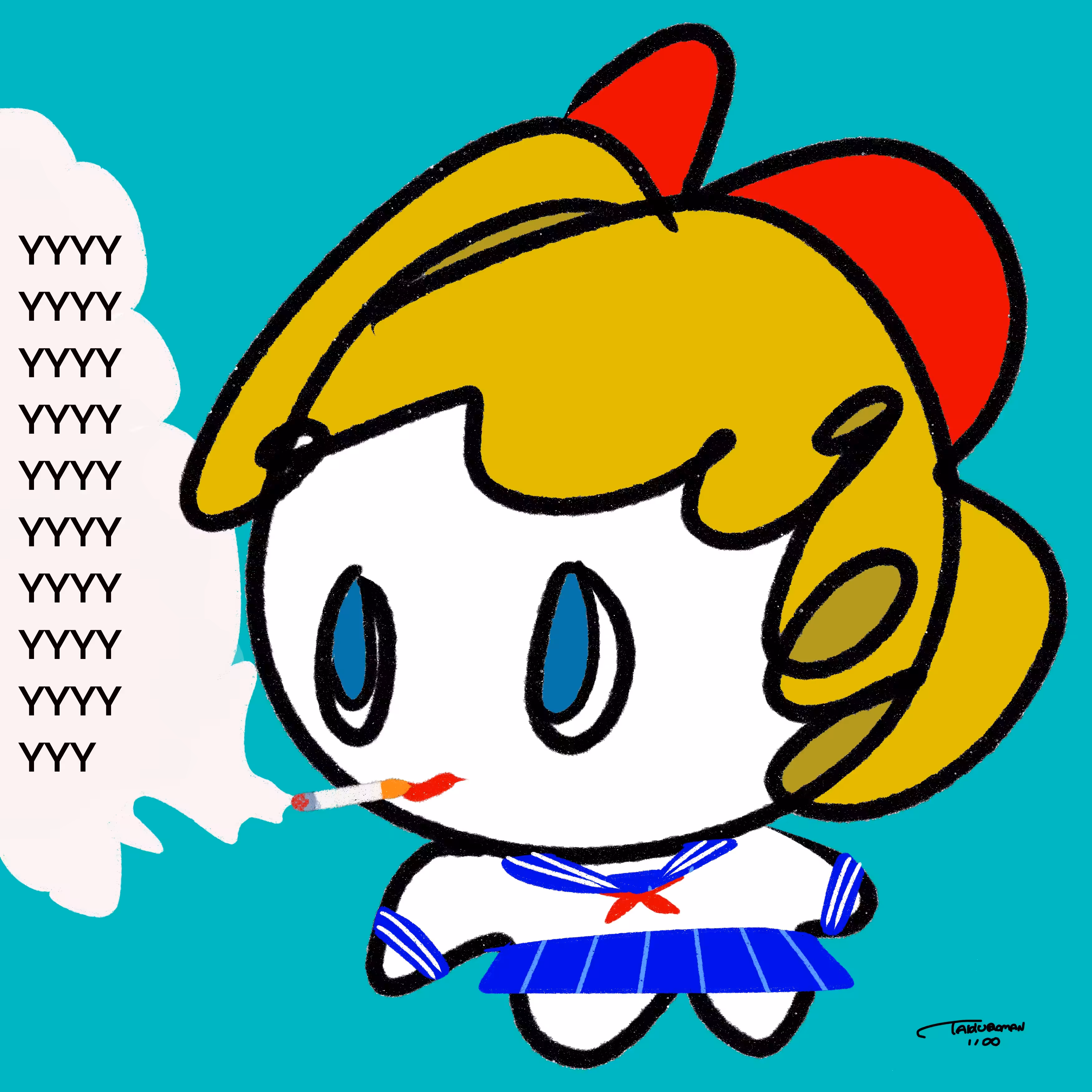 SMOKING GIRL