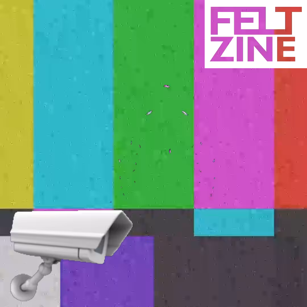 Canvas by Felt Zine: Canvas #419: censorship. — watching. — lungs. — white box logo. — bleep