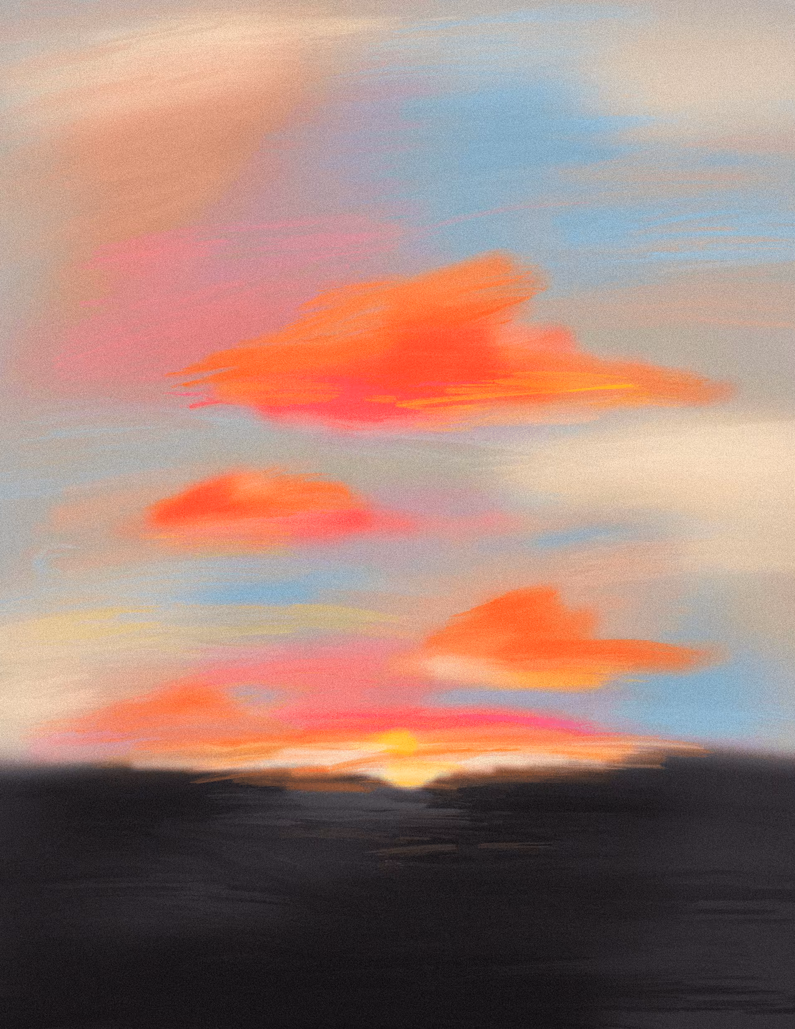 saturated sunrise