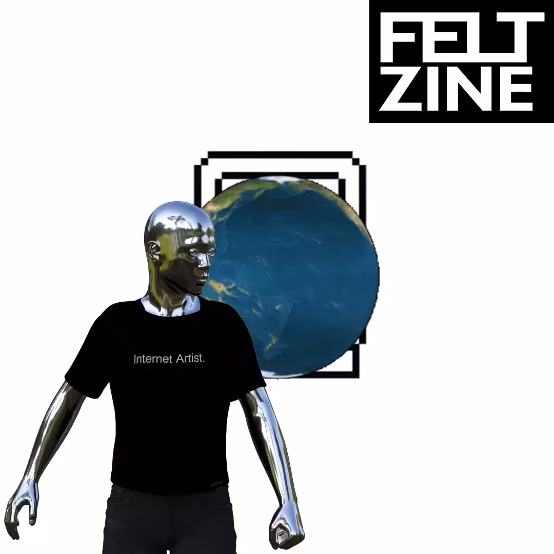 Canvas by Felt Zine: Canvas #186: mac screen. — internet artist. — global lockdown. — black box logo. — dreamscape