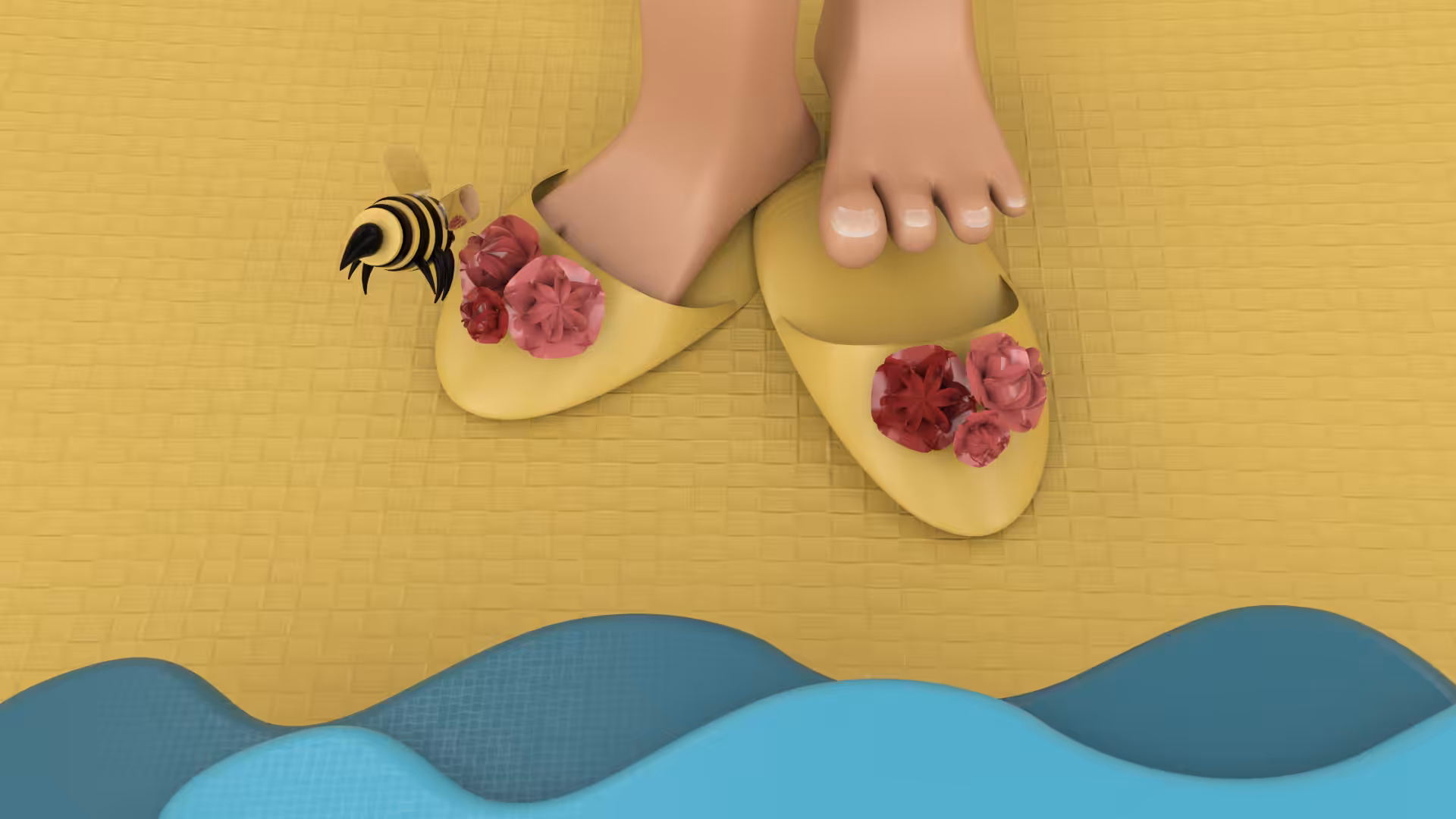 Feet in Sandals