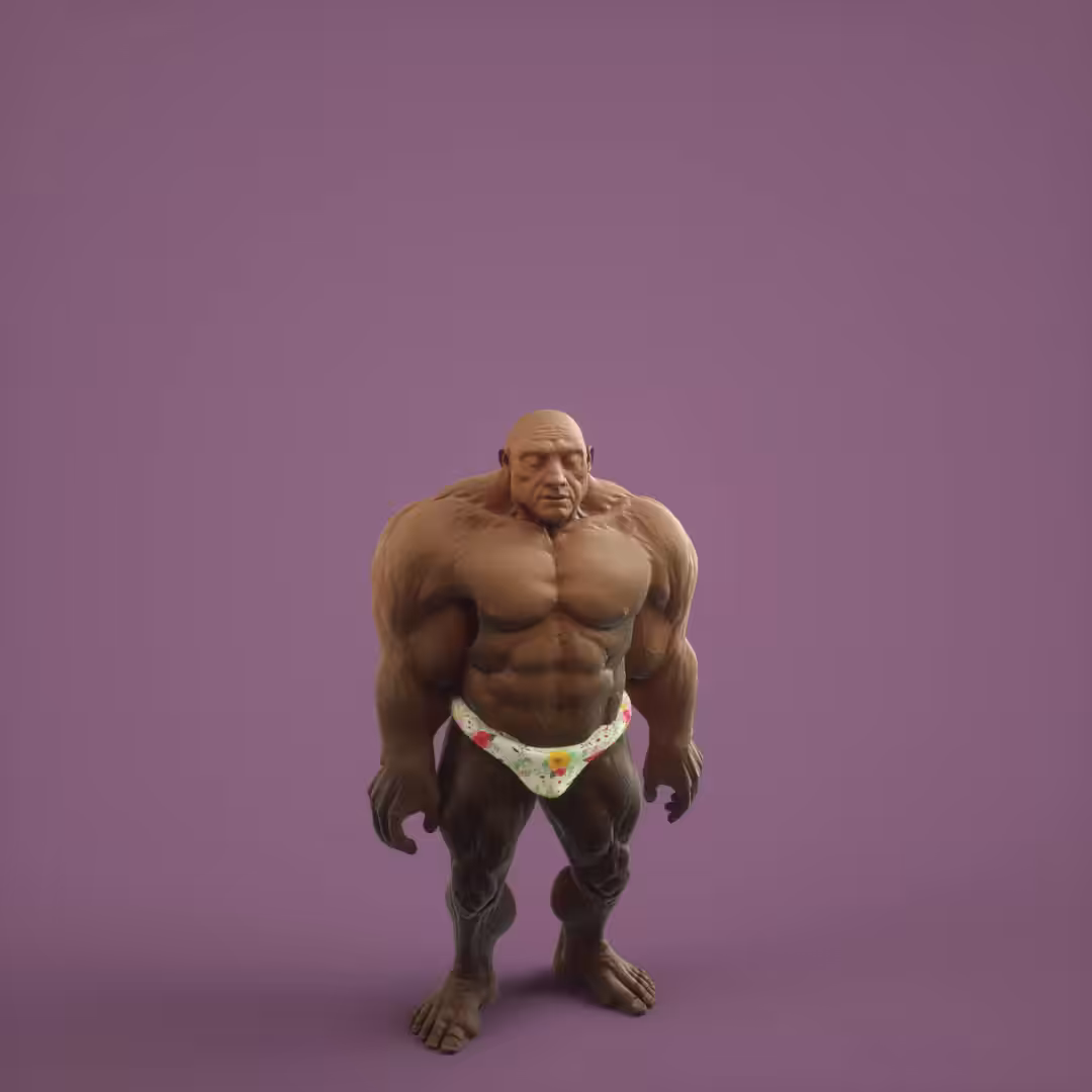 Inflating Man