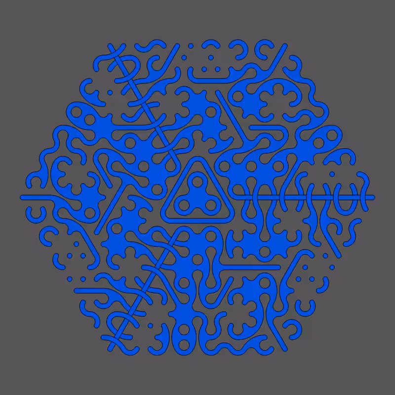 Threefold Symmetry - Dark Variations #127