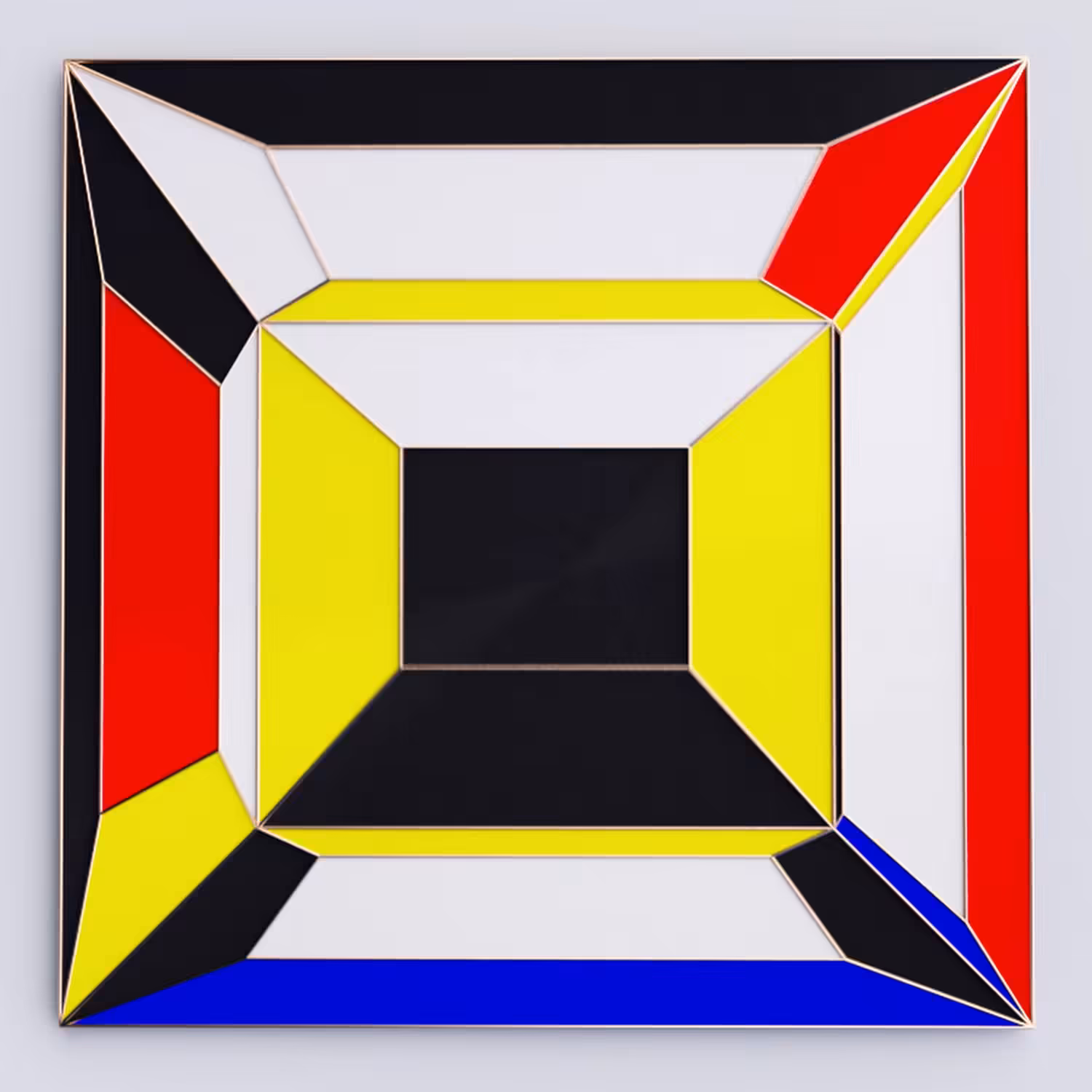 Tribute to Piet Mondrian [trapezoid]