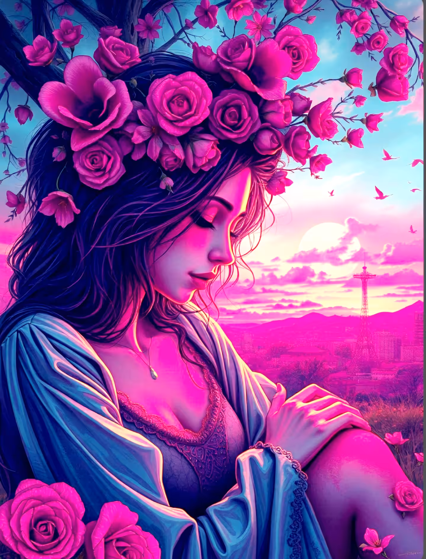 Rose-Crowned Twilight 