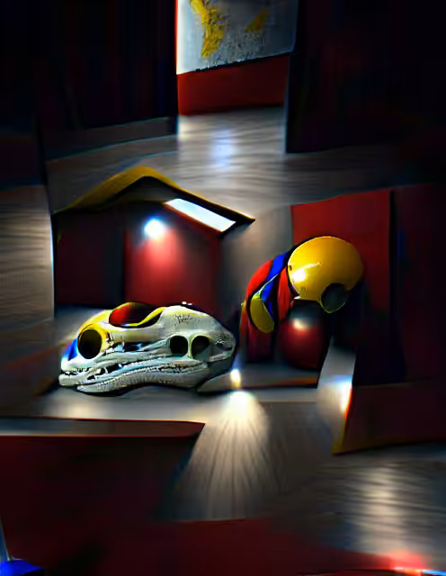 Deformed Skull in Chiaroscuro - Metadimensional Image #8