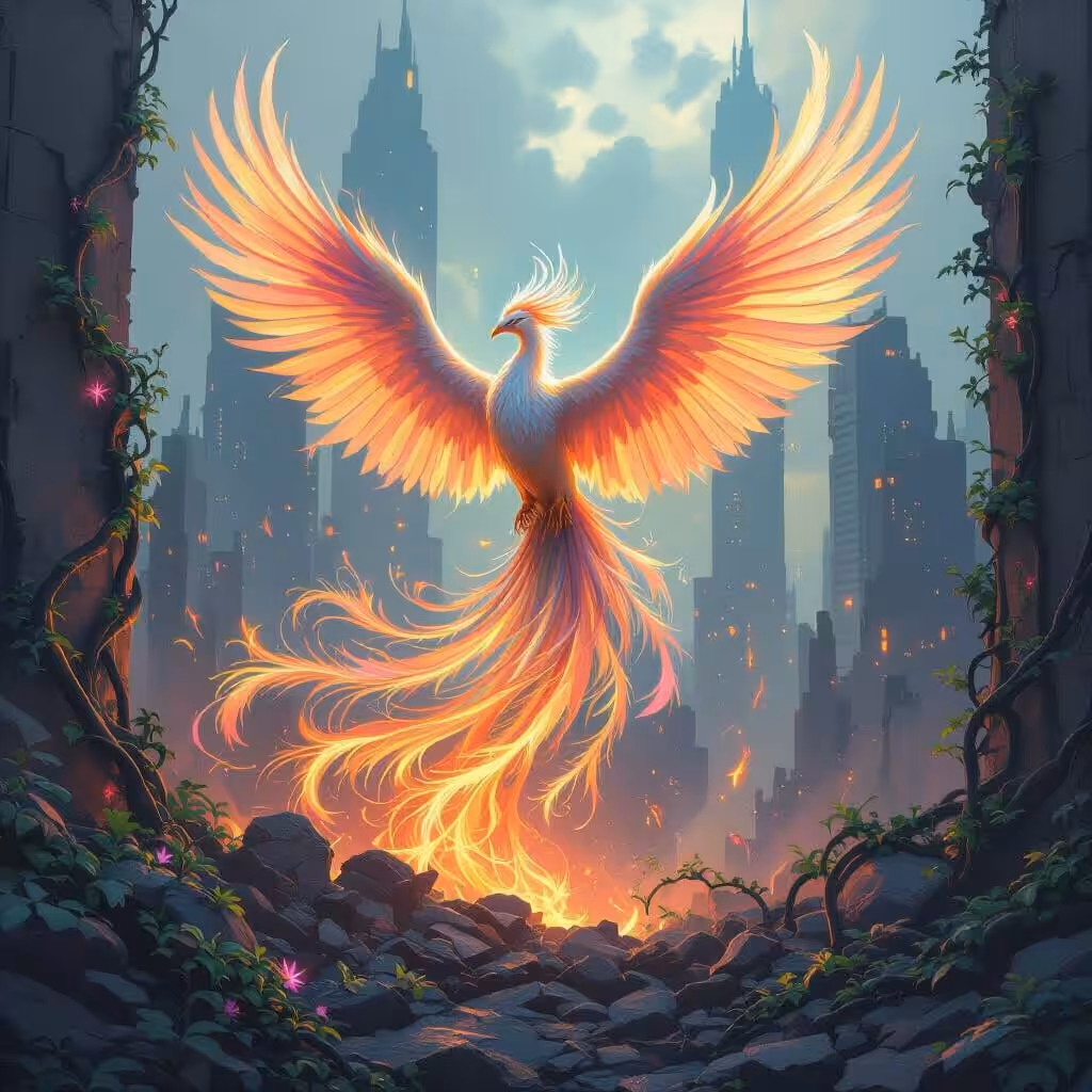 NightCafe Creations: Phoenix 2