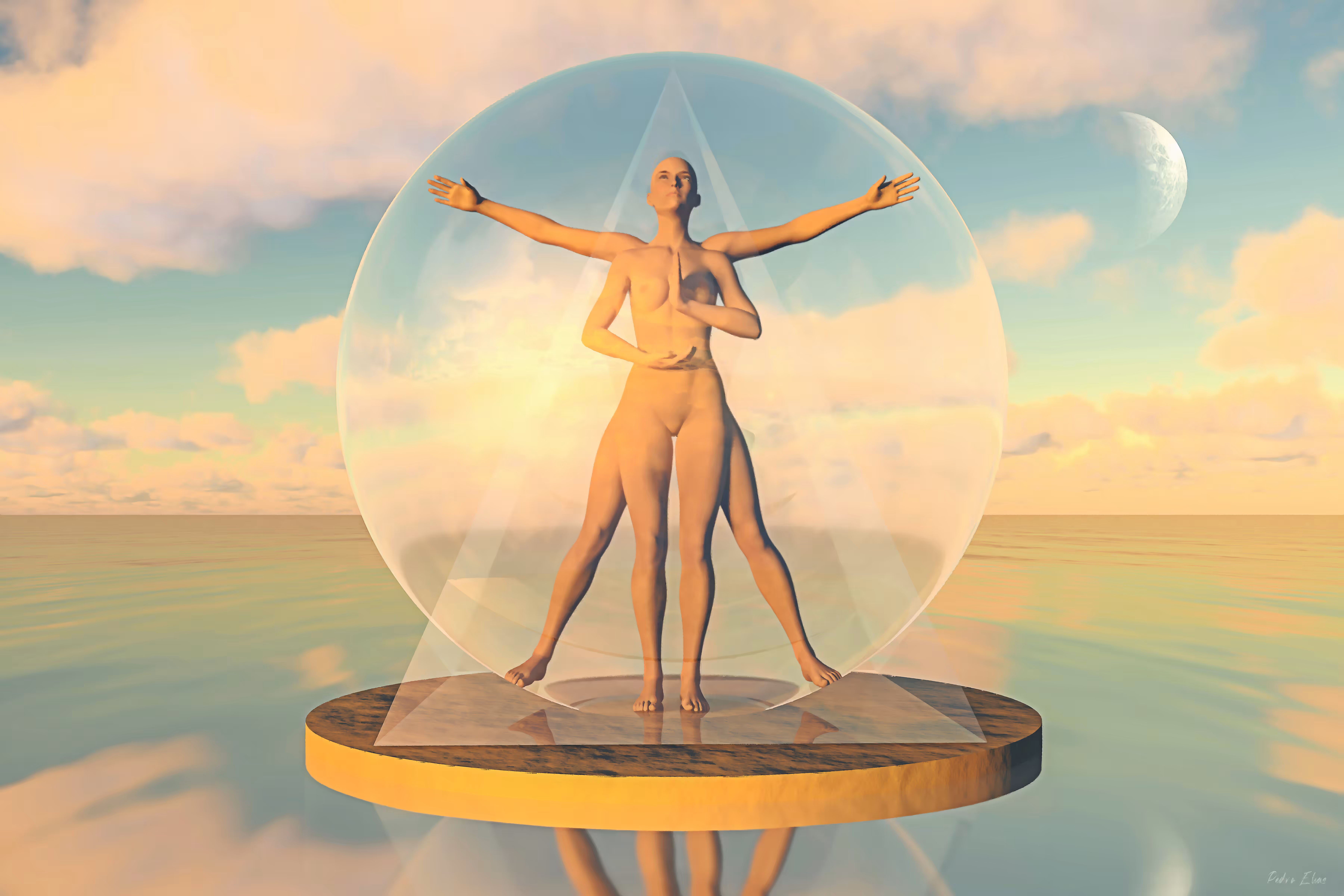 Vitruvian Woman