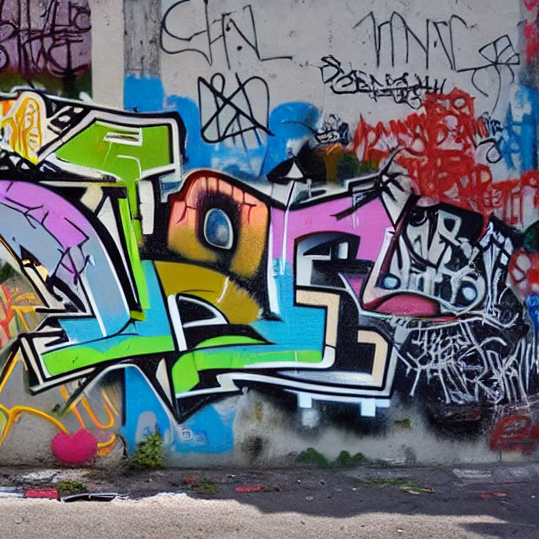 AI Street Art No. 9