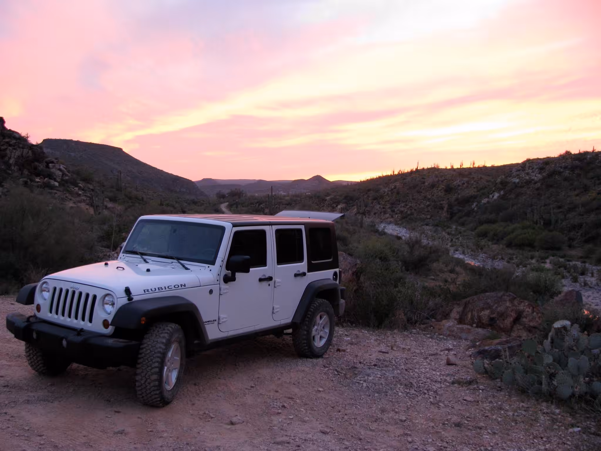 Sunset on the TT Ranch after cleanup
