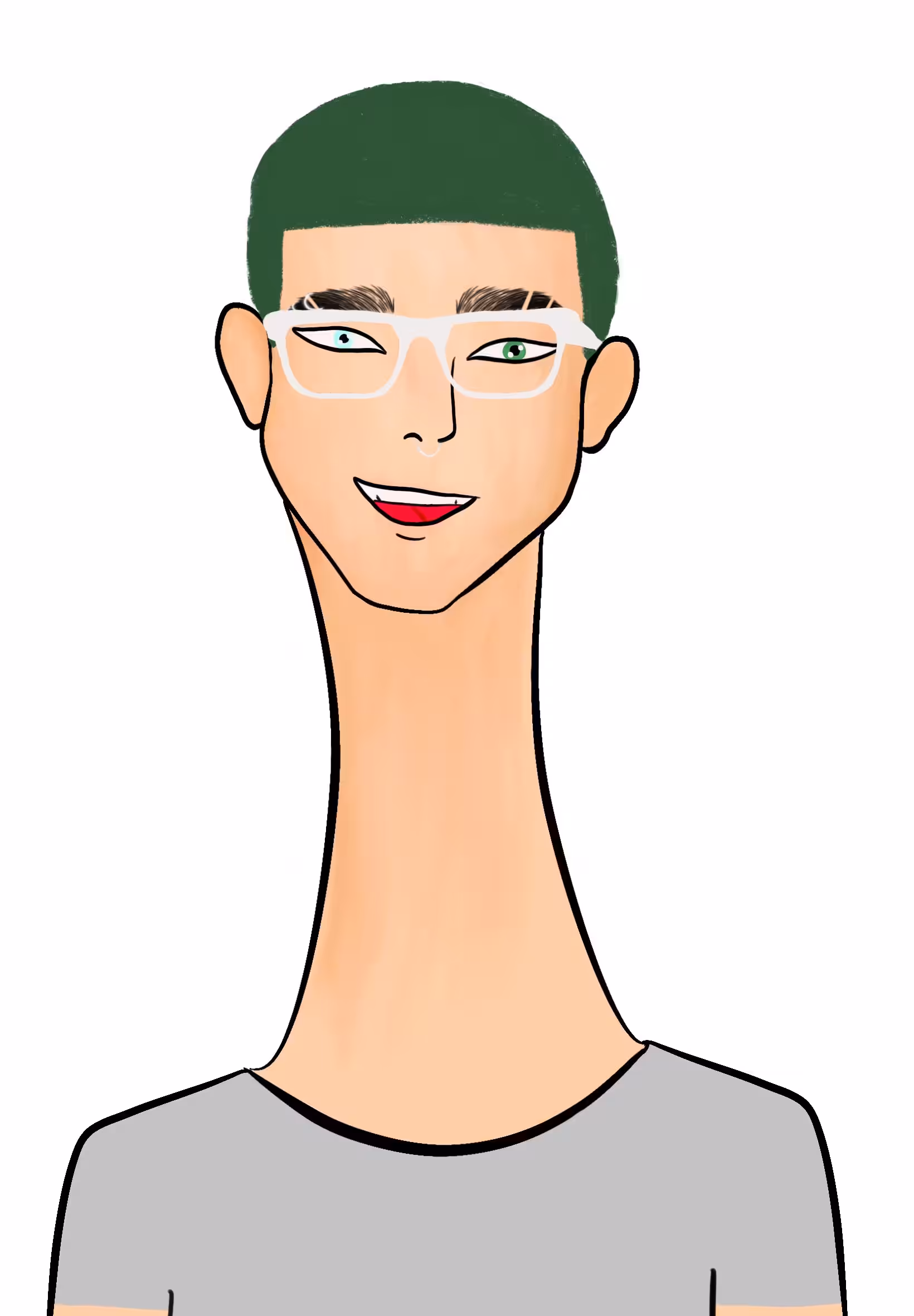 Long Neckie Fellas #2676