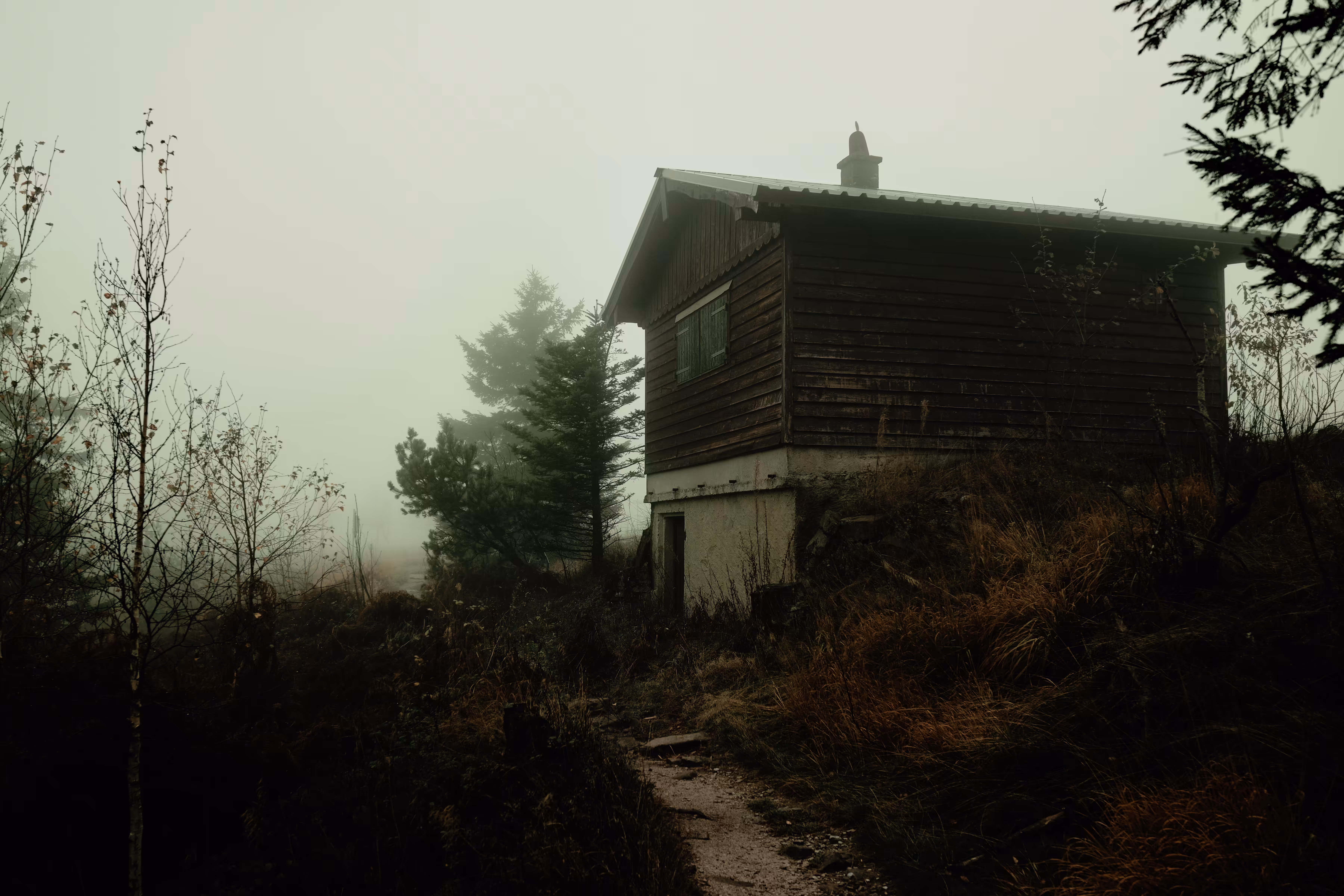 The moody day hike: A haunted house