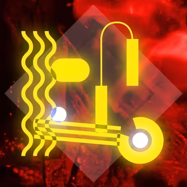 Yellow-Red Glow Machine #018