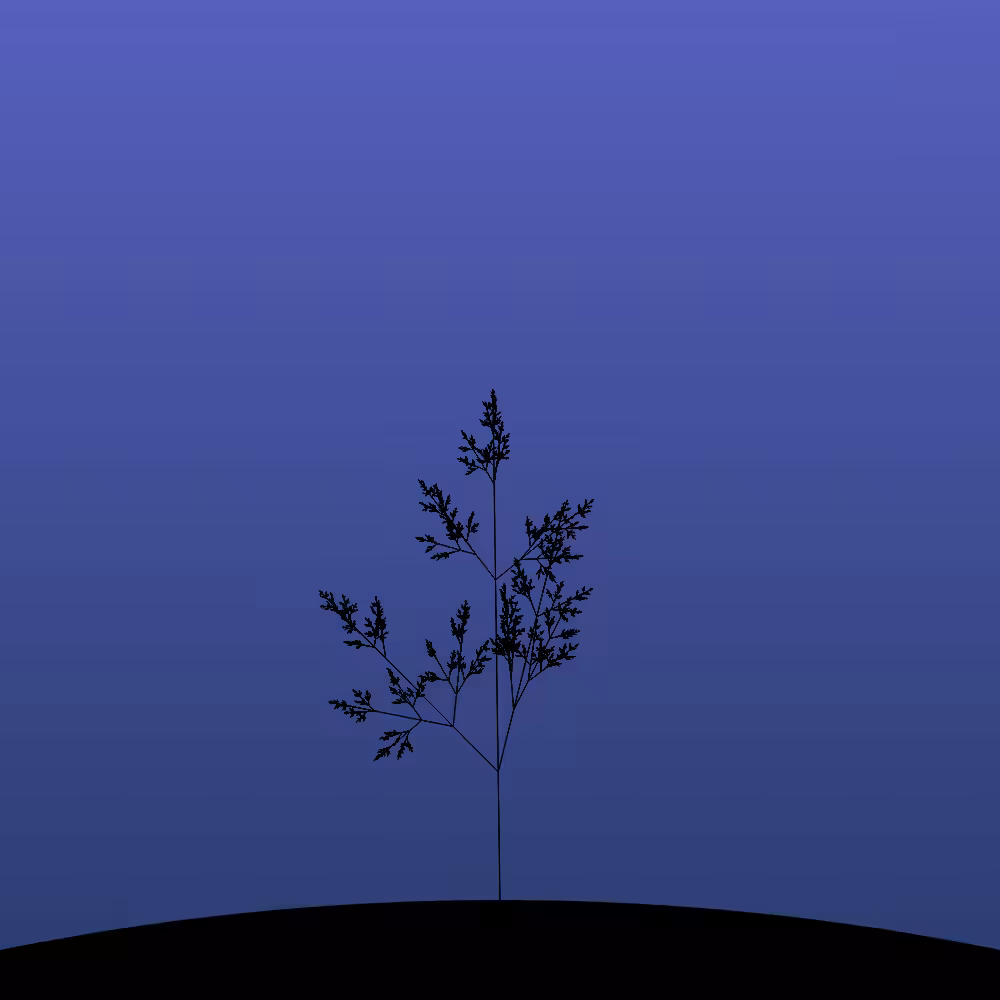 Fractal-Lsystem Tree #95