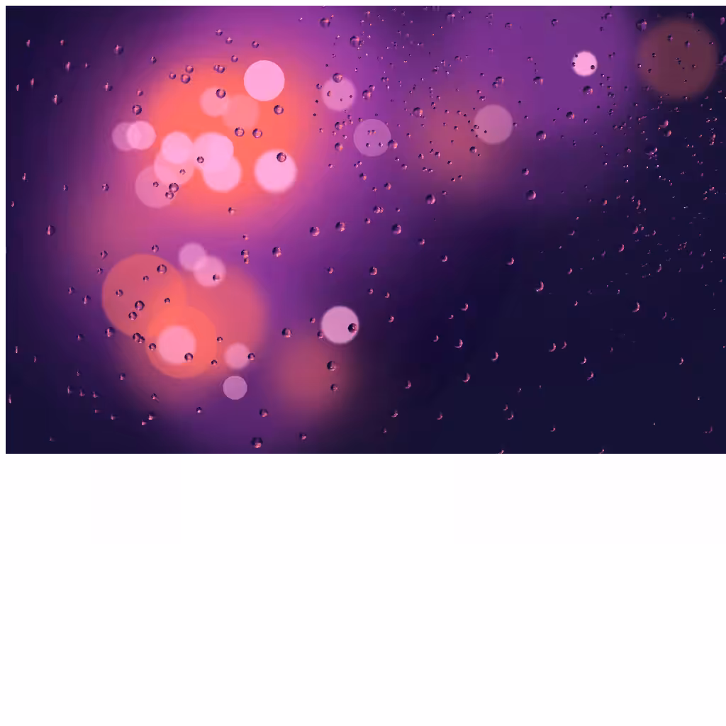 Bokeh Rain #1