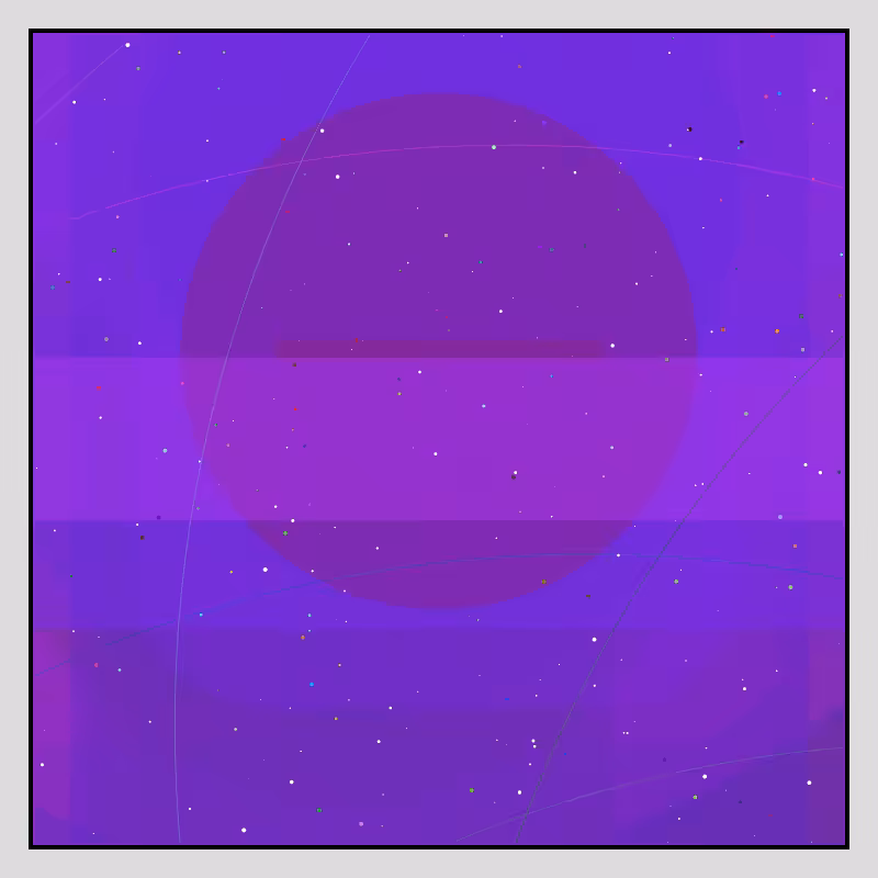 Color Field Starry B #184