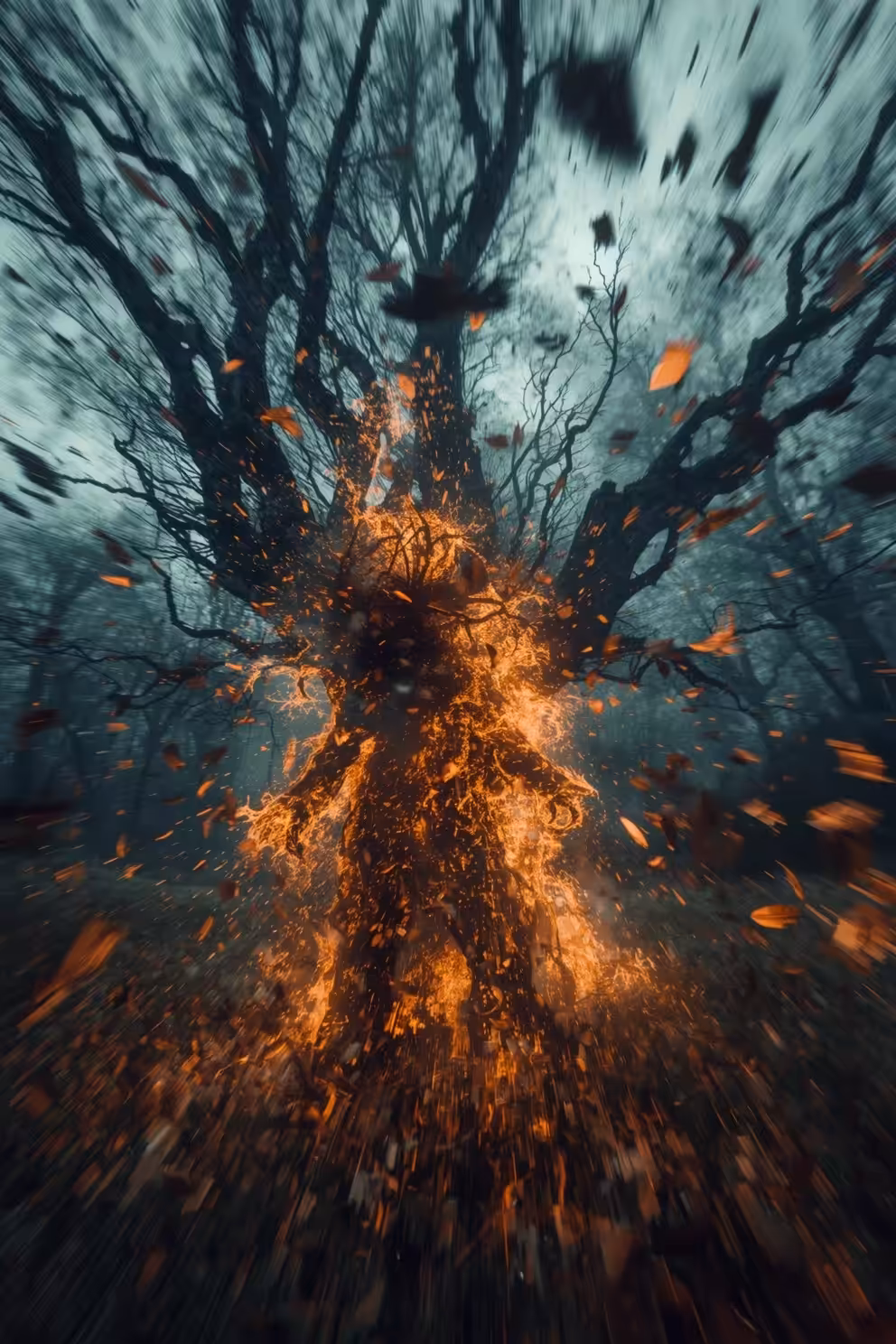 The Happy Valley: Burning forest