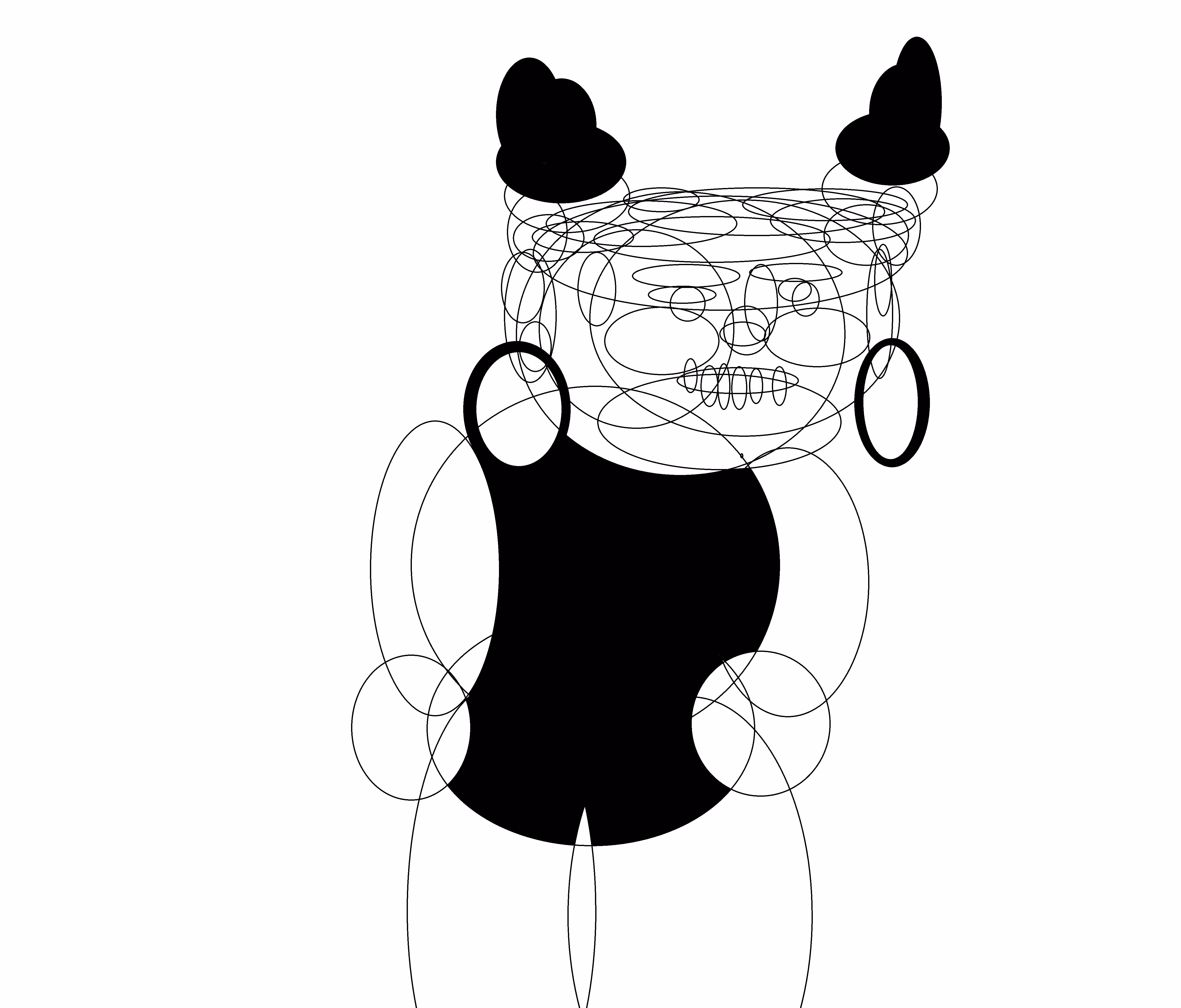 circle hoop lady