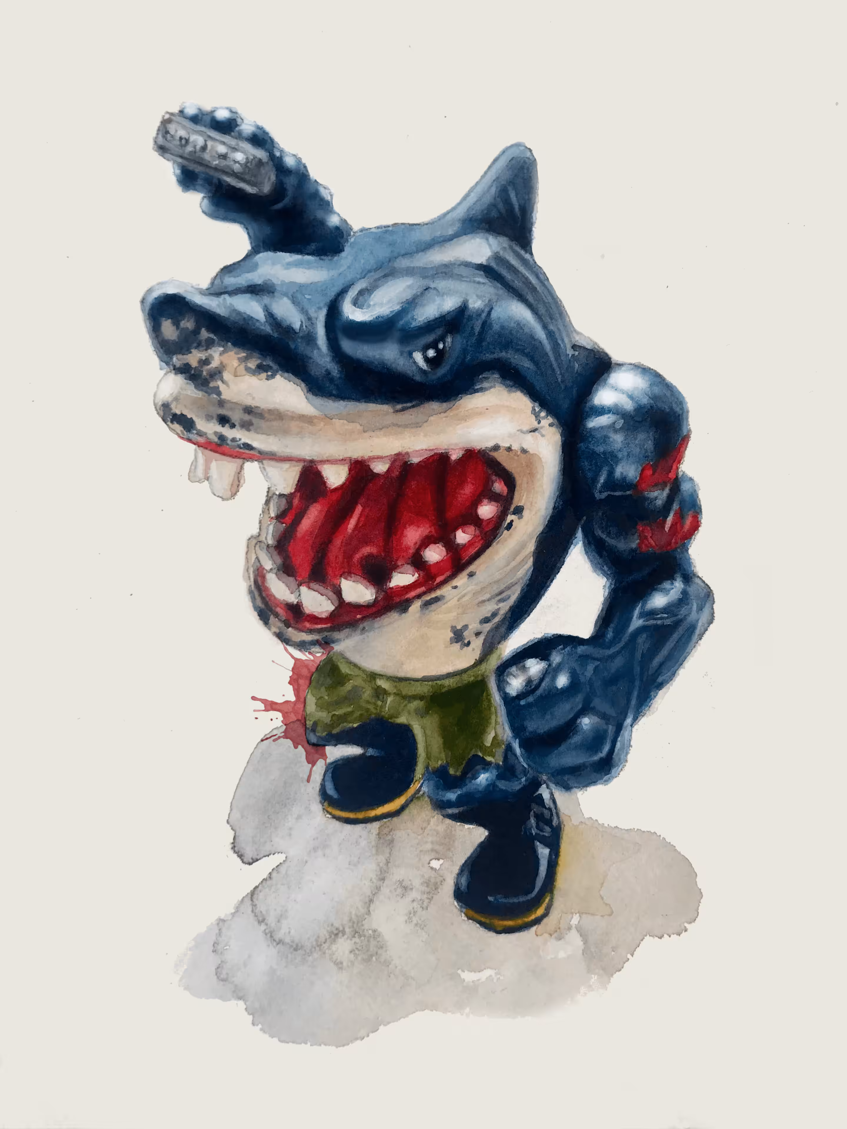 Nostalgia series nr 09 of 09 - Street Sharks Action Figure