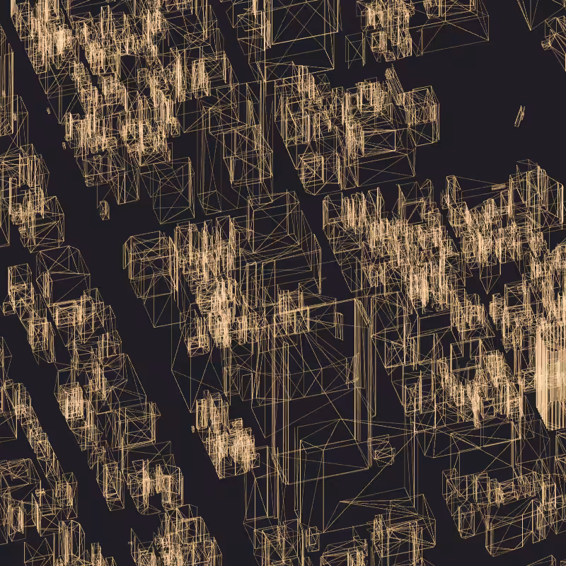 Wireframe City: Tokyo Shibuya #98