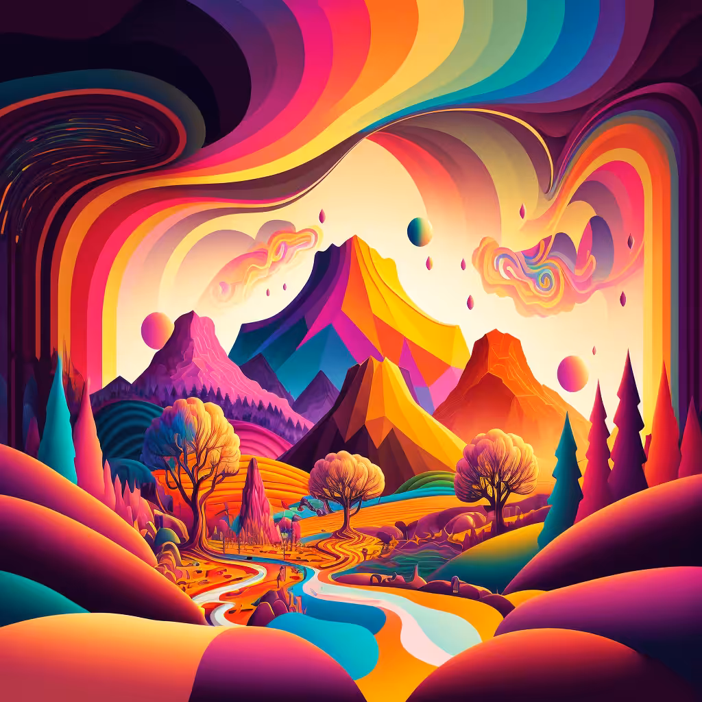 Psychedelic Landscape #56