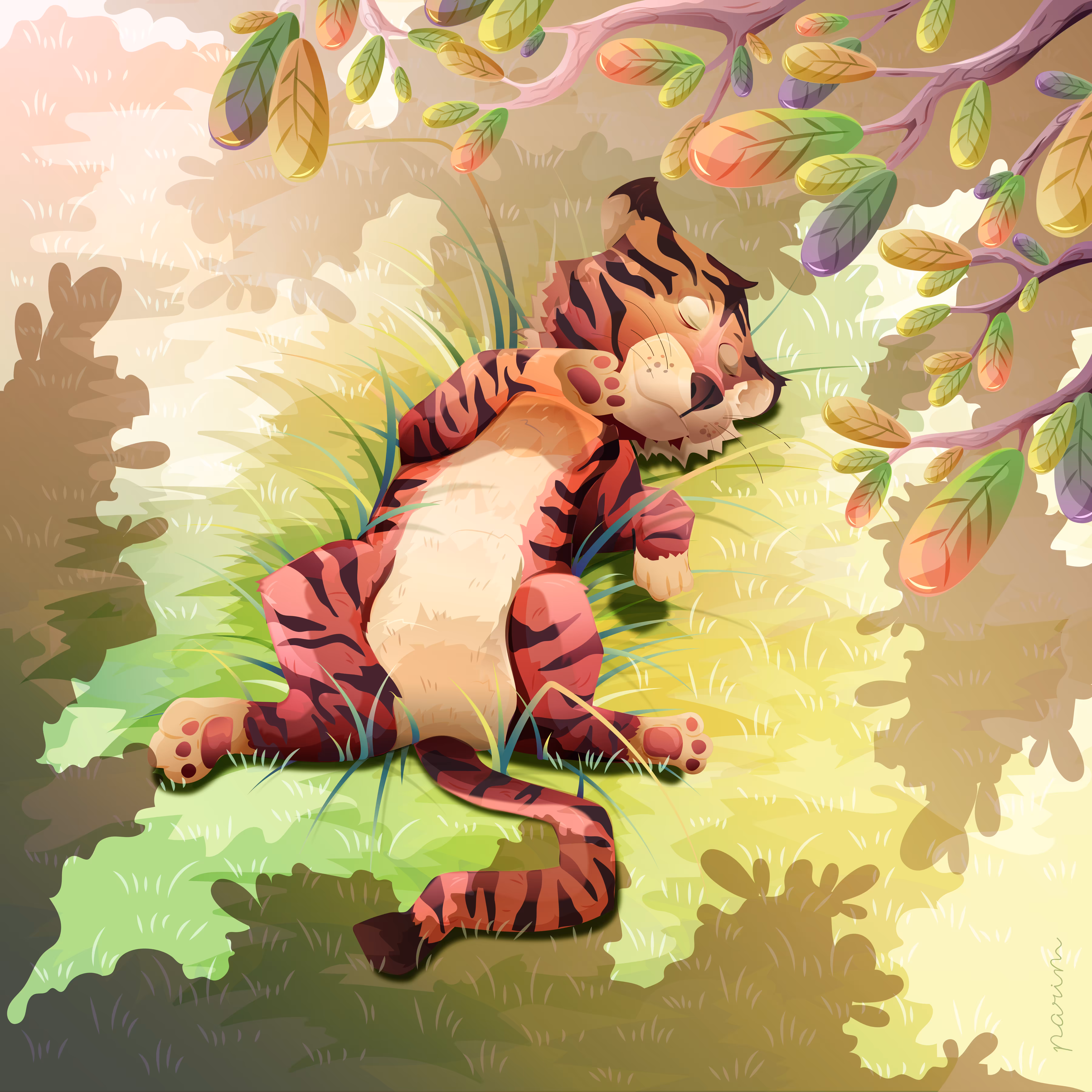 Sleepy Tiger