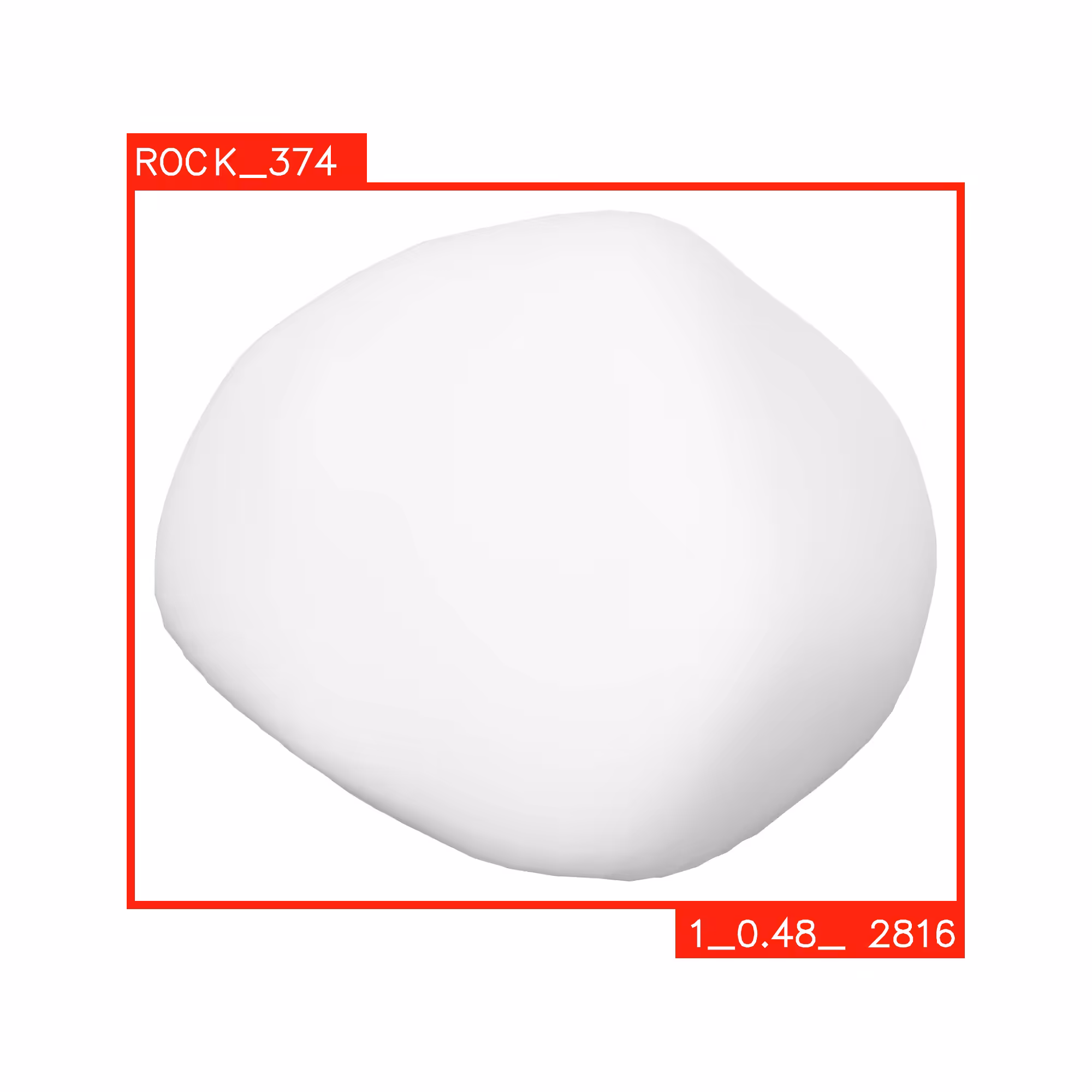 UNSHADED ROCKS: ROCK 374