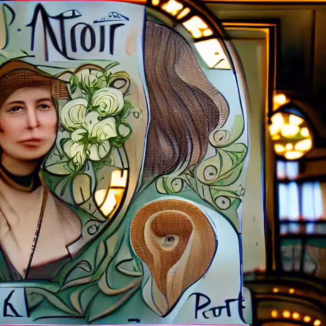 Art Nouveau Portrait 15