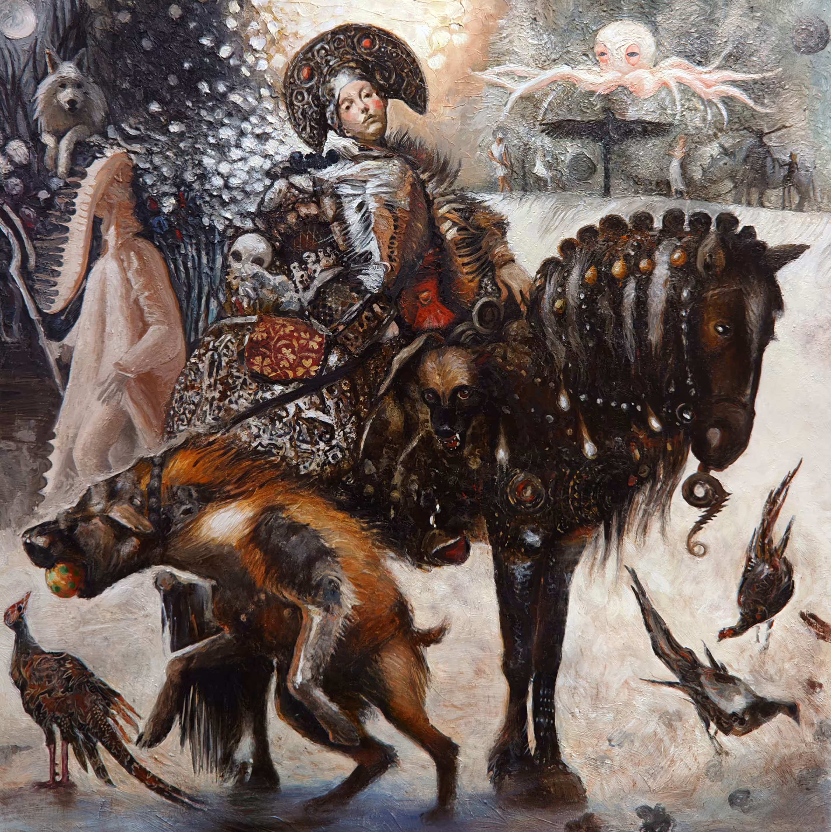 "Oprichnaya Princess" ~ animated oil painting #6/11