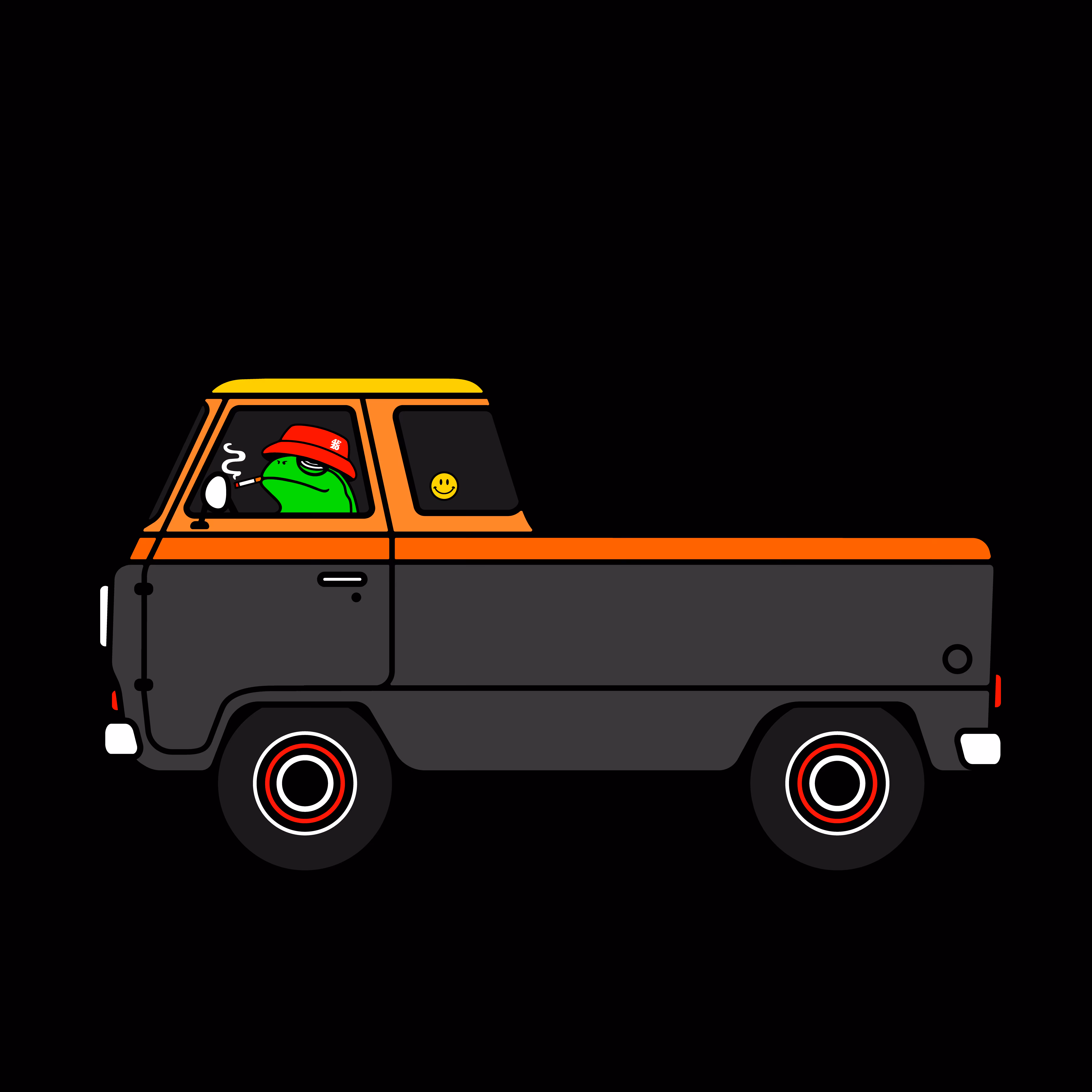 Lazy Frogs On The Road #084