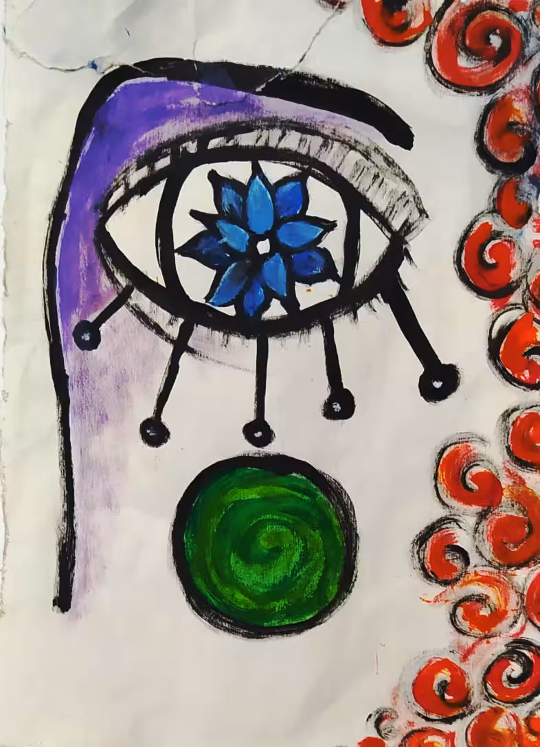flower eye / ojo de flor