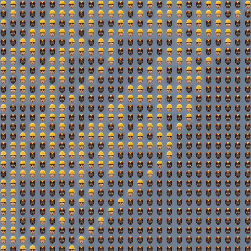 Elementary Cellular Emoji Automata #81